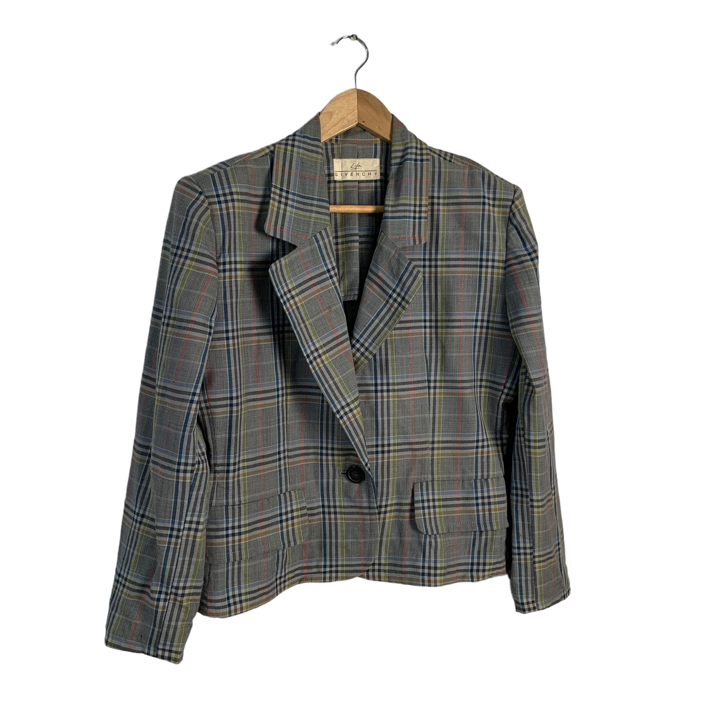 Givenchy Givenchy Life Checkered Women Jacket Size M / US 6-8 / IT 42-44 - 2 Thumbnail