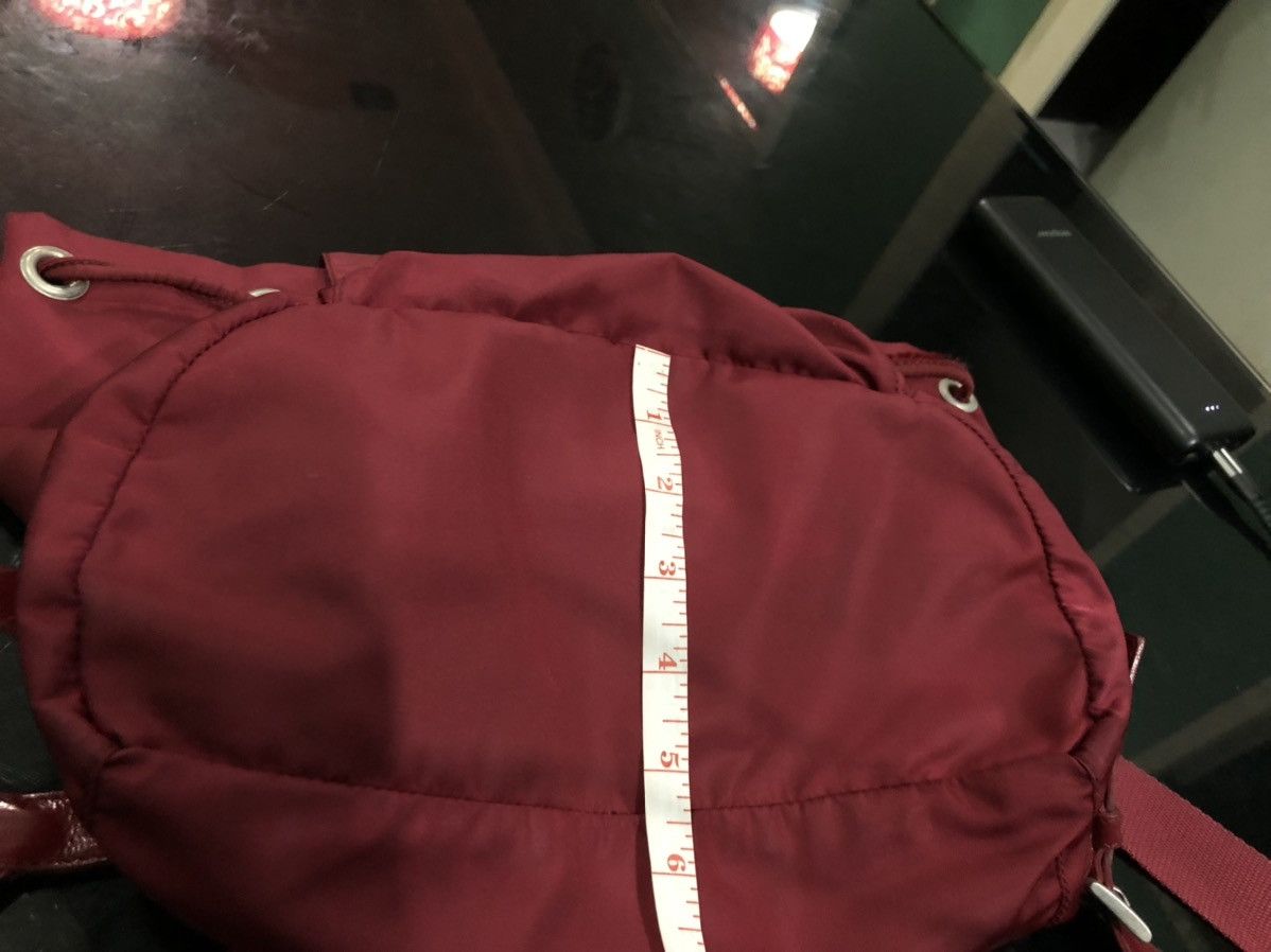 Prada Prada Red Naylon Backpack Size ONE SIZE - 17 Thumbnail
