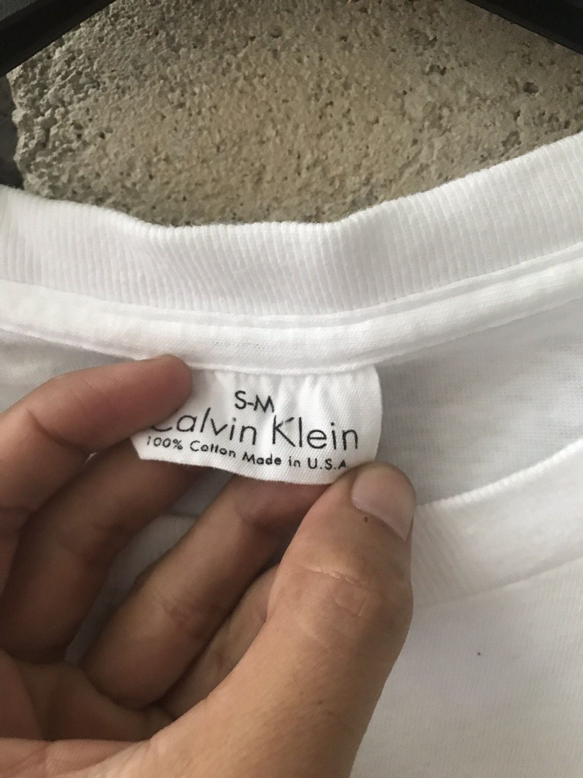 Calvin Klein × Vintage Vintage 90s Calvin Klein Jeans Spell Out Made In USA Size US M / EU 48-50 / 2 - 2 Thumbnail