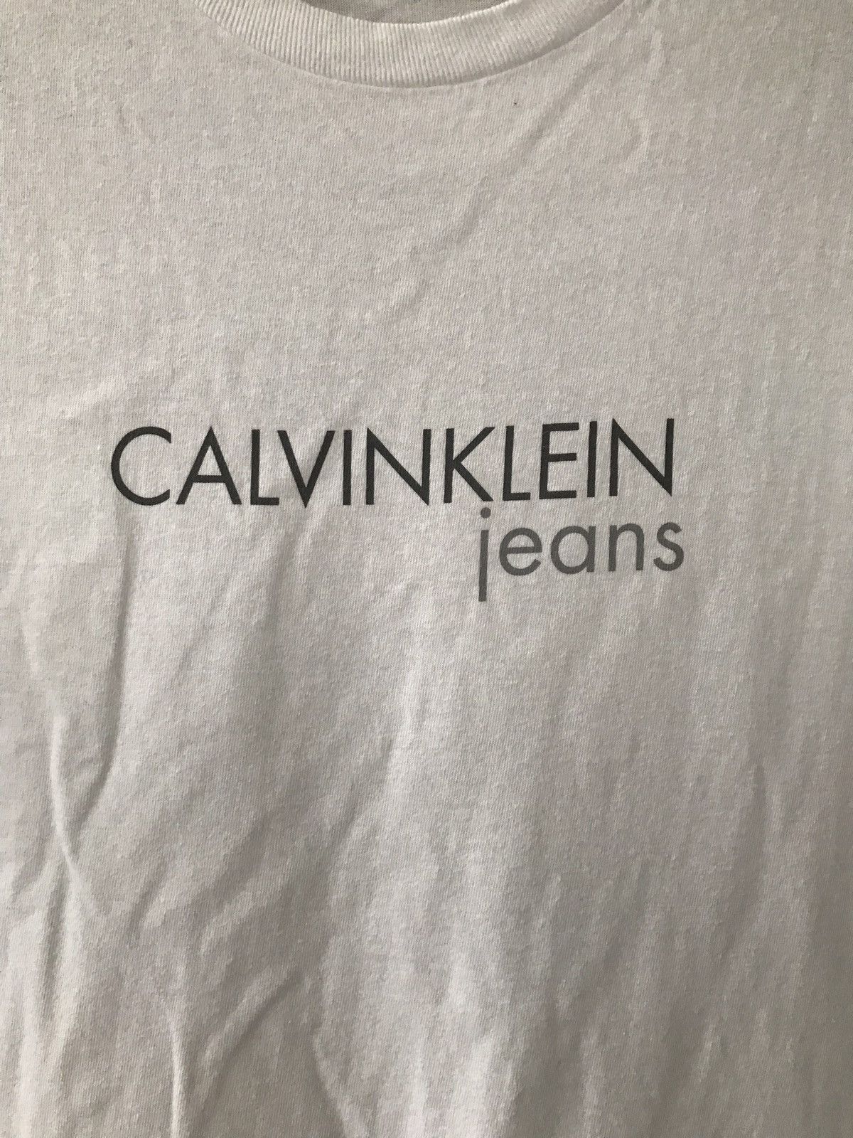 Calvin Klein × Vintage Vintage 90s Calvin Klein Jeans Spell Out Made In USA Size US M / EU 48-50 / 2 - 4 Thumbnail
