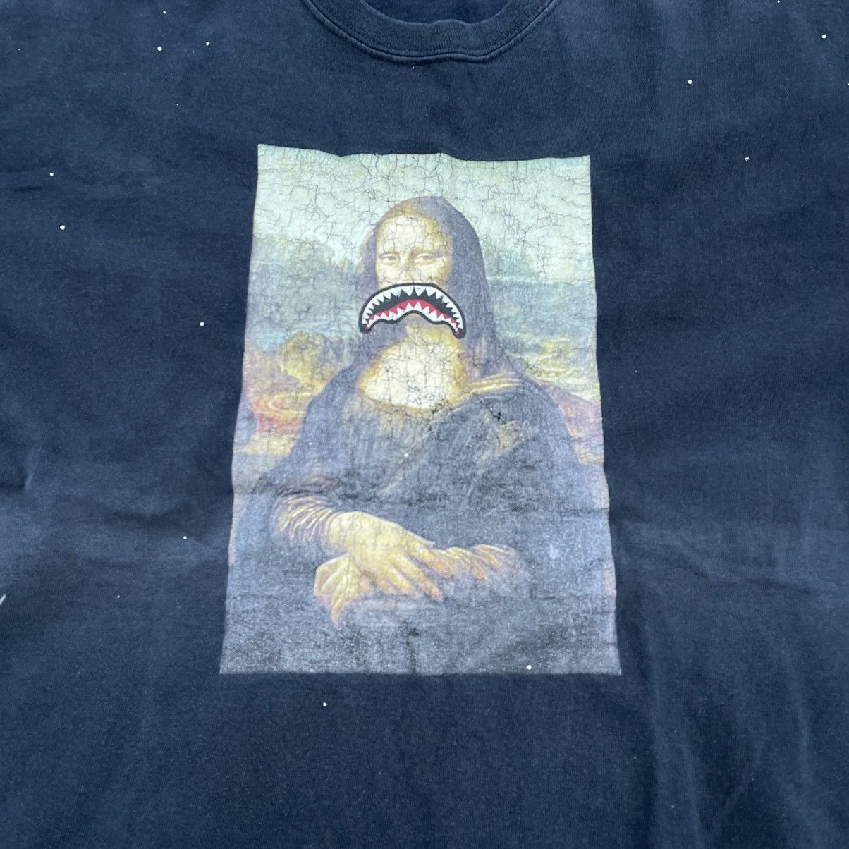 Vintage Vintage Y2K Sun Faded Mona Lisa Graphic Tee Streetwear L Size US L / EU 52-54 / 3 - 4 Thumbnail