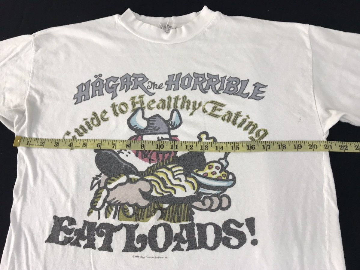 Vintage Hagar The Horible Eatloads Health Viking Comic Strips Tee Size US L / EU 52-54 / 3 - 8 Thumbnail