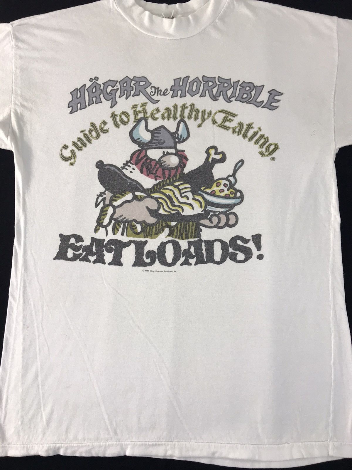 Vintage Hagar The Horible Eatloads Health Viking Comic Strips Tee Size US L / EU 52-54 / 3 - 2 Thumbnail