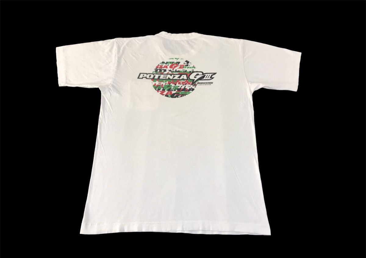 Japanese Brand Bridgestone Potenza GIII Grip Of Future Tyre Brand Promo Tee Size US M / EU 48-50 / 2 - 1 Thumbnail
