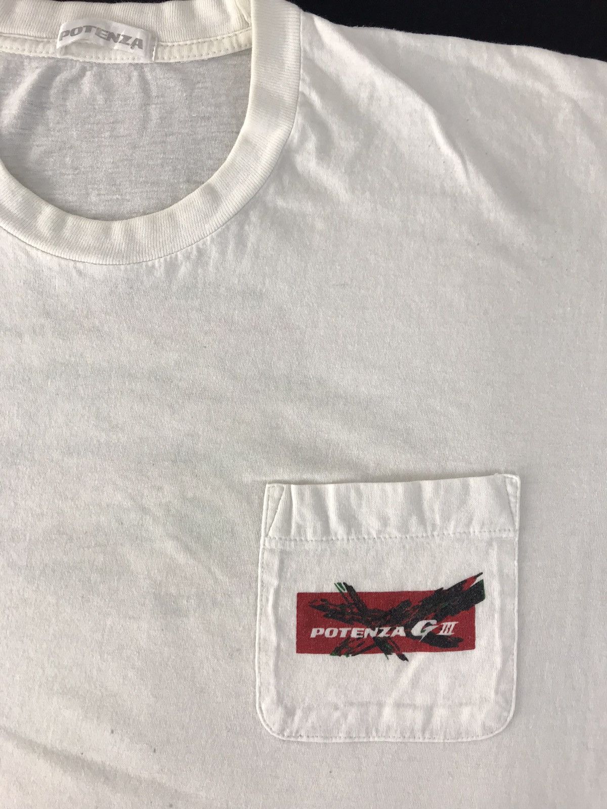 Japanese Brand Bridgestone Potenza GIII Grip Of Future Tyre Brand Promo Tee Size US M / EU 48-50 / 2 - 4 Thumbnail