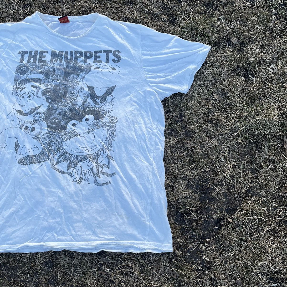 Vintage Vintage 90s Muppets Sun Faded Graphic Tee Streetwear Boxy L Size US L / EU 52-54 / 3 - 3 Thumbnail