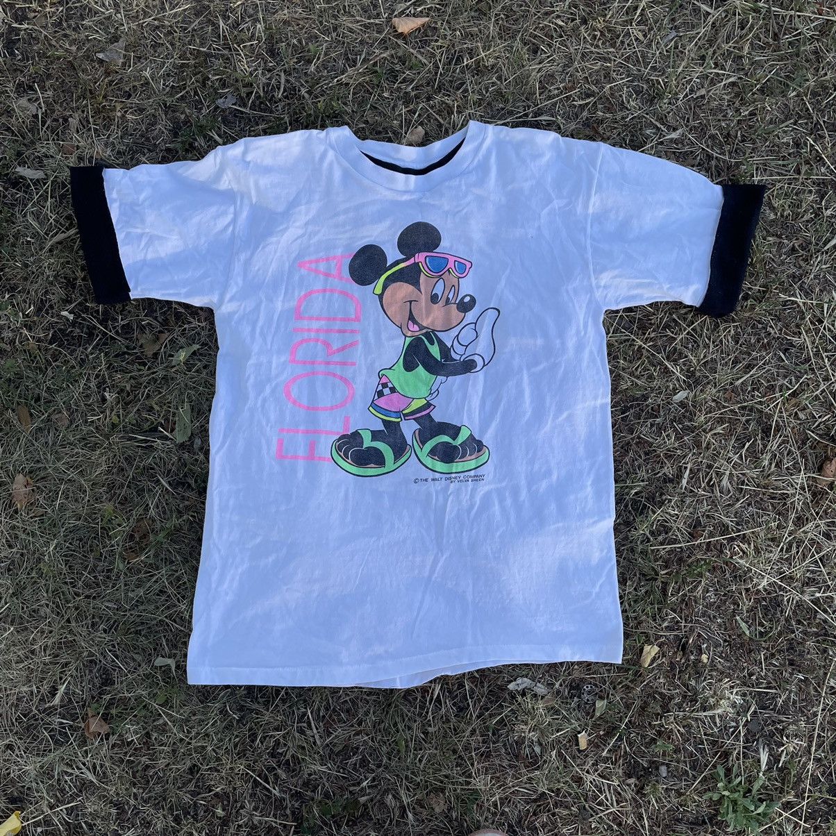 Vintage Vintage 90s Sun Faded Disney Mickey Mouse Graphic Tee XL Size US XL / EU 56 / 4 - 1 Thumbnail