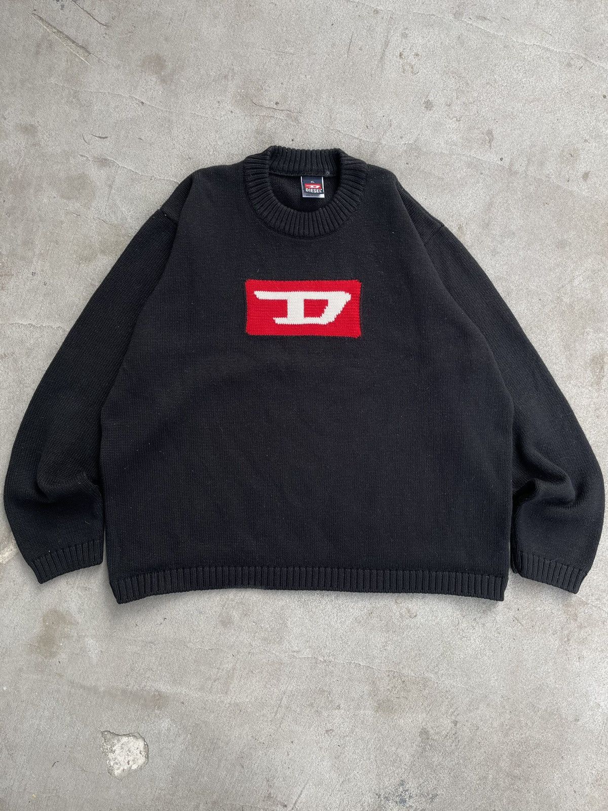 Diesel Vintage Diesel knitted sweater Lana wool / Acrylic knitwear Size US XL / EU 56 / 4 - 2 Thumbnail