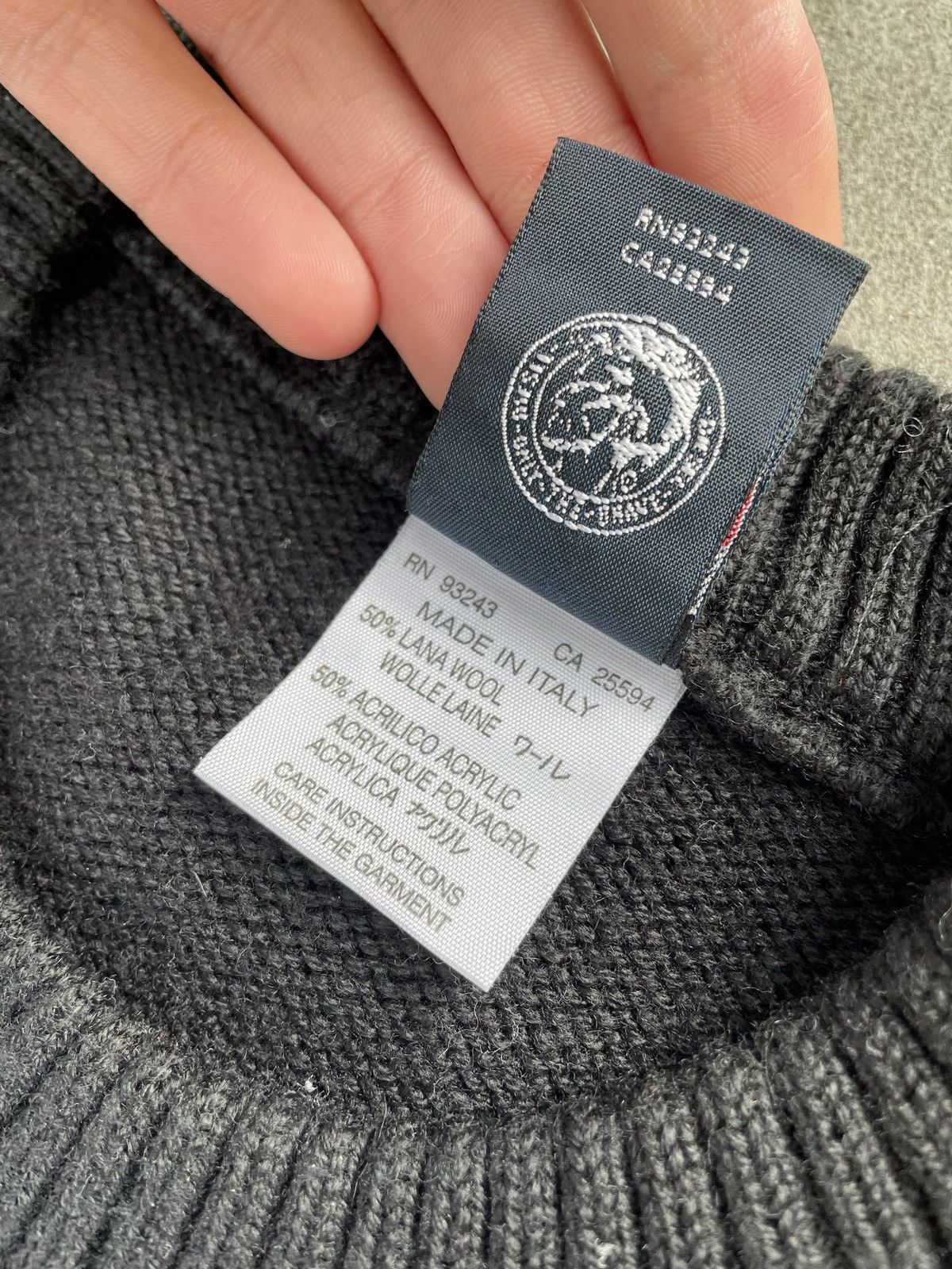 Diesel Vintage Diesel knitted sweater Lana wool / Acrylic knitwear Size US XL / EU 56 / 4 - 4 Thumbnail