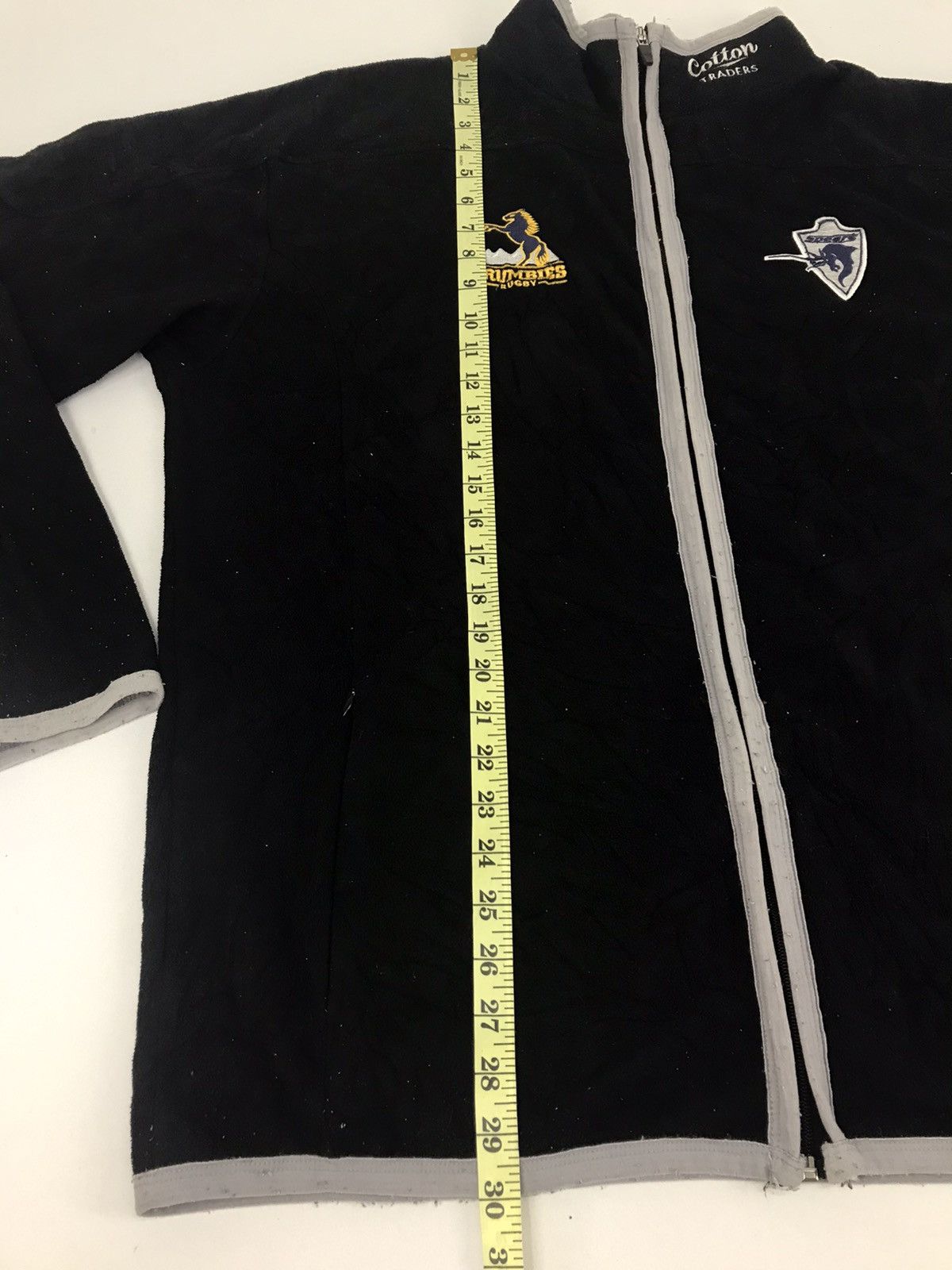 Cotton Traders × NFL Cotton Trader Spear Kubota Rugby Team Sweatshirt Jacket Size US XXL / EU 58 / 5 - 6 Thumbnail