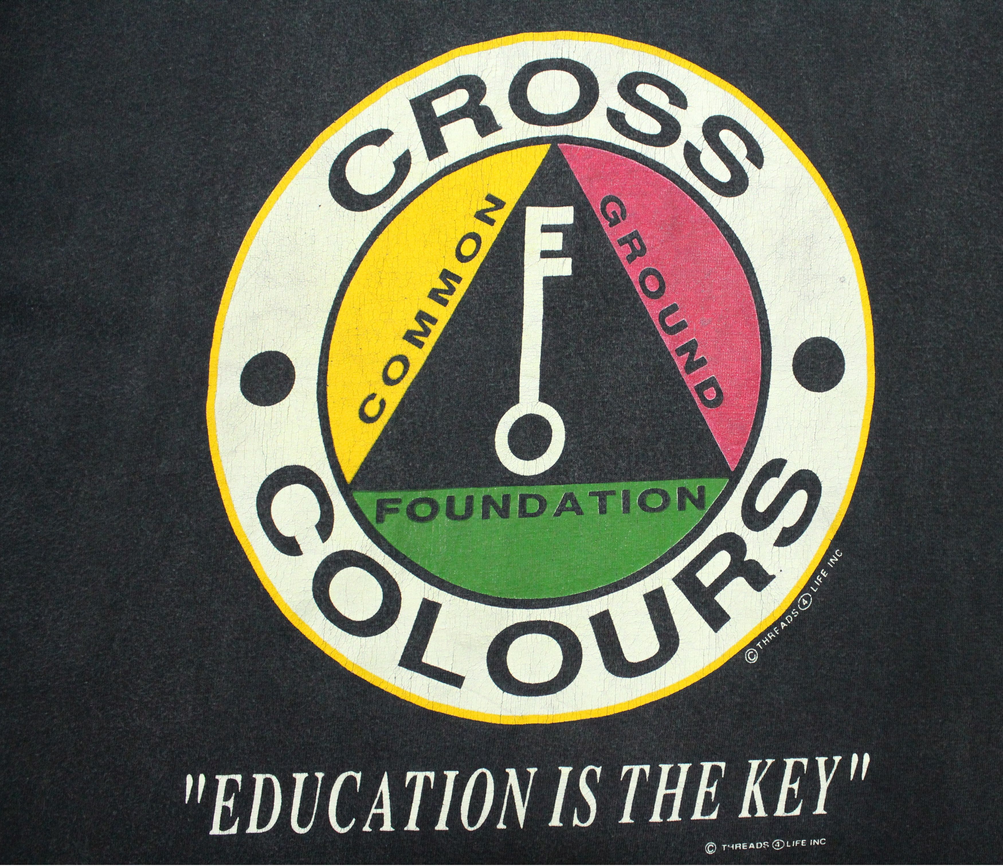 Cross Colours × Vintage Vintage 90s CROSS COLOURS Shirt Hoodie Faded Size US L / EU 52-54 / 3 - 8 Thumbnail