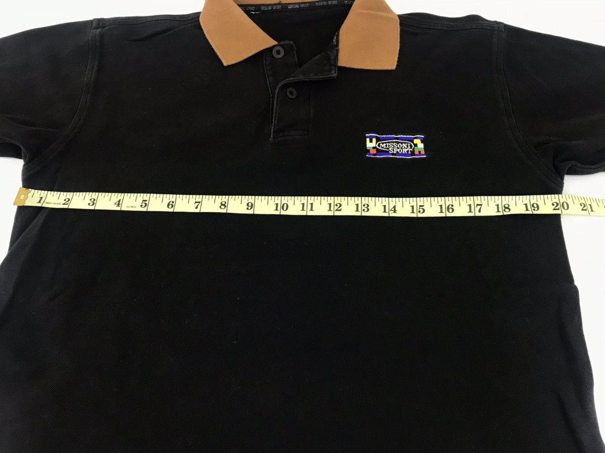 Missoni Vintage Missoni Sport Embroidery Logo Polo Tee T-shirt Size US M / EU 48-50 / 2 - 7 Thumbnail