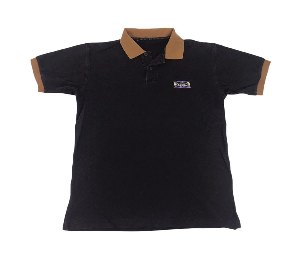 Missoni Vintage Missoni Sport Embroidery Logo Polo Tee T-shirt Size US M / EU 48-50 / 2 - 2 Thumbnail