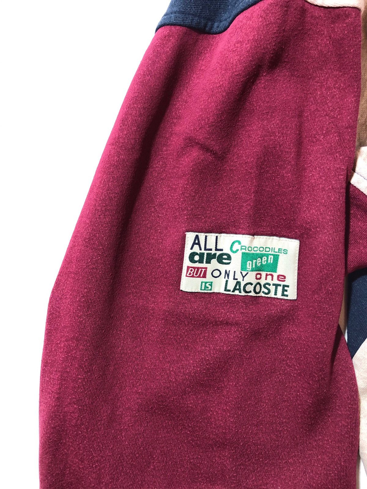 Lacoste Vintage Lacoste Multicolour Hoodie Size US XXL / EU 58 / 5 - 5 Thumbnail