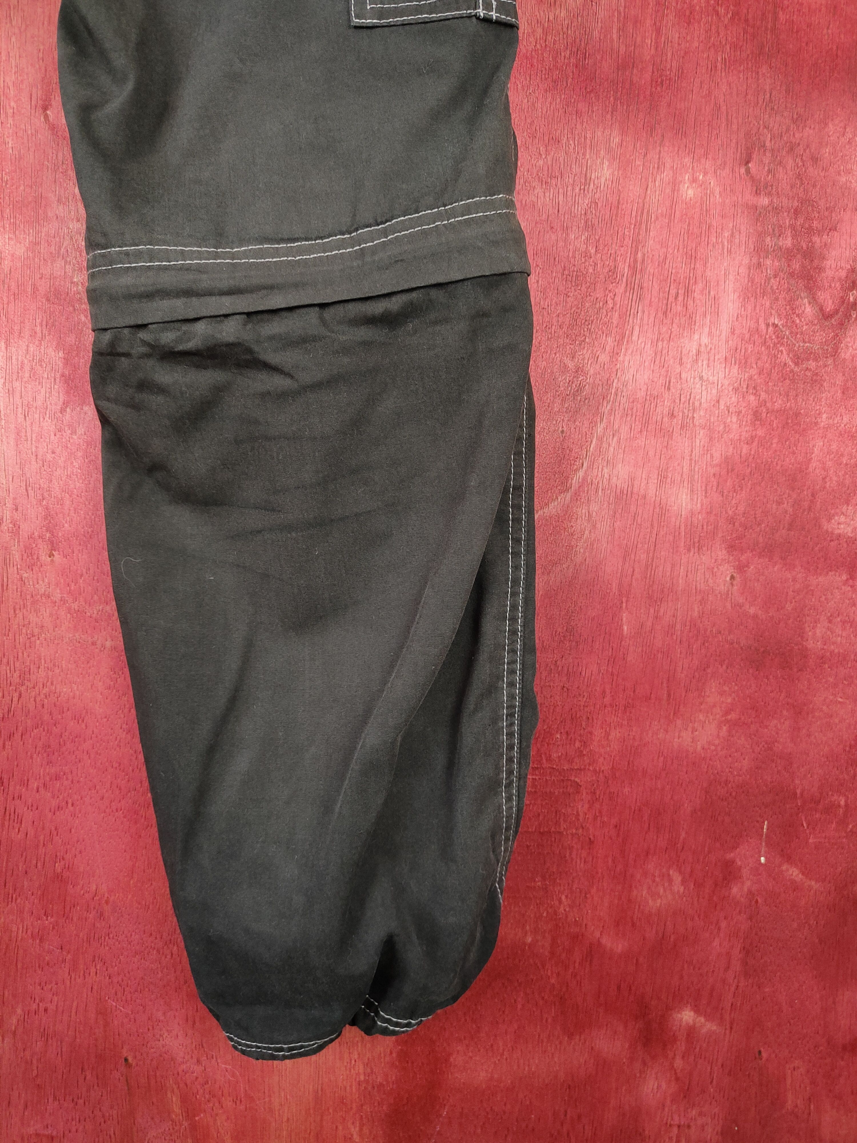 Japanese Brand × Vintage Japanese Brand Black Multi Pocket Tactical Cargo Pants #S552 Size US 29 - 13 Thumbnail