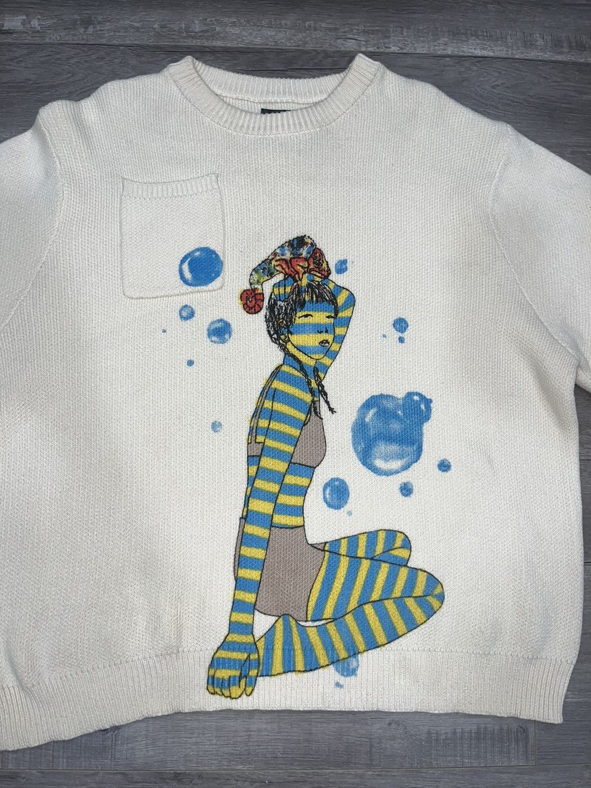 Indigo Indigou Wild Stripes Knit Size US L / EU 52-54 / 3 - 1 Thumbnail