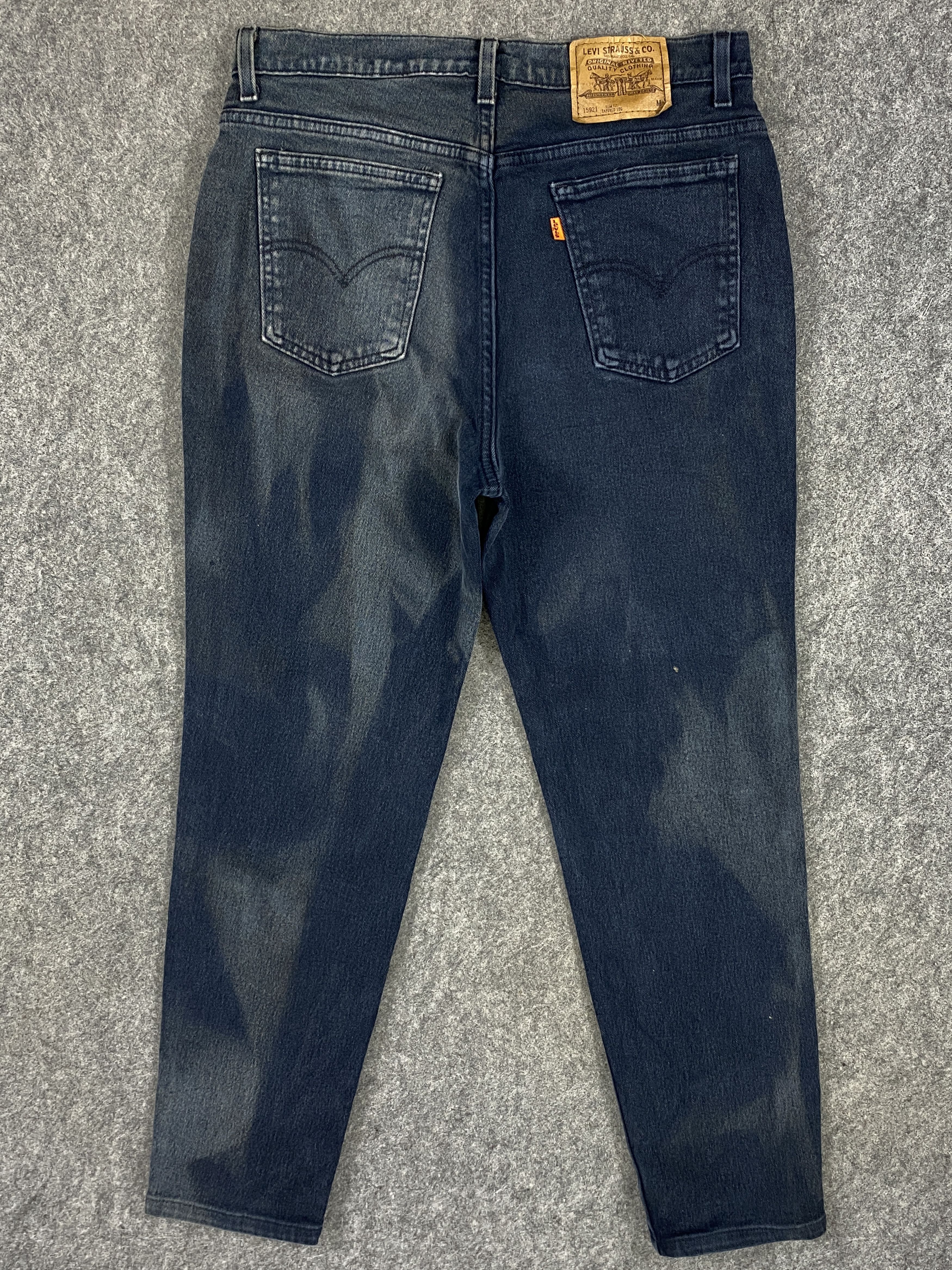 Levi's 90's Rare Dark Blue Vintage Levi's 912 USA 33x28 -JN1919 Size US 33 - 2 Thumbnail