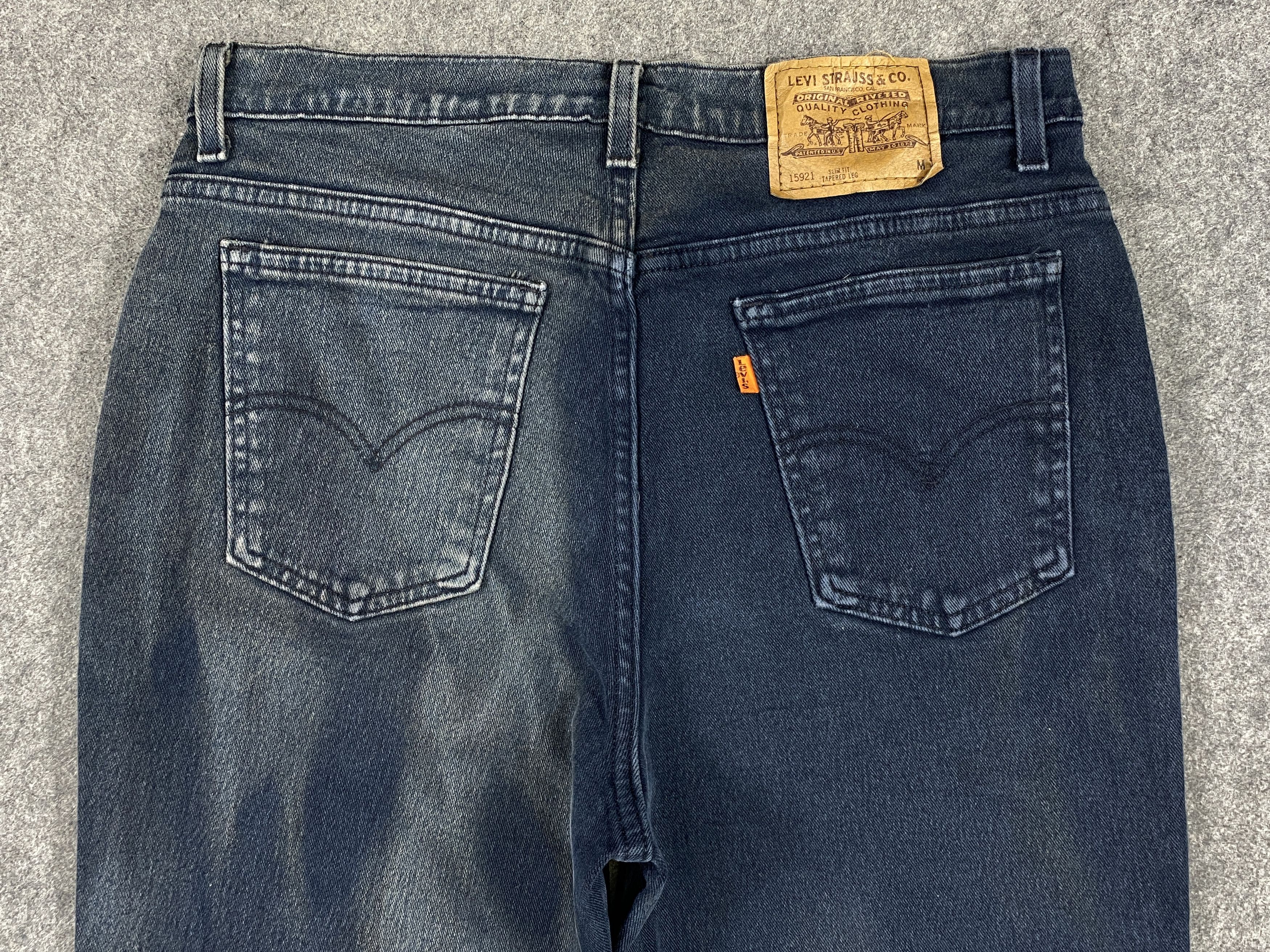 Levi's 90's Rare Dark Blue Vintage Levi's 912 USA 33x28 -JN1919 Size US 33 - 4 Thumbnail