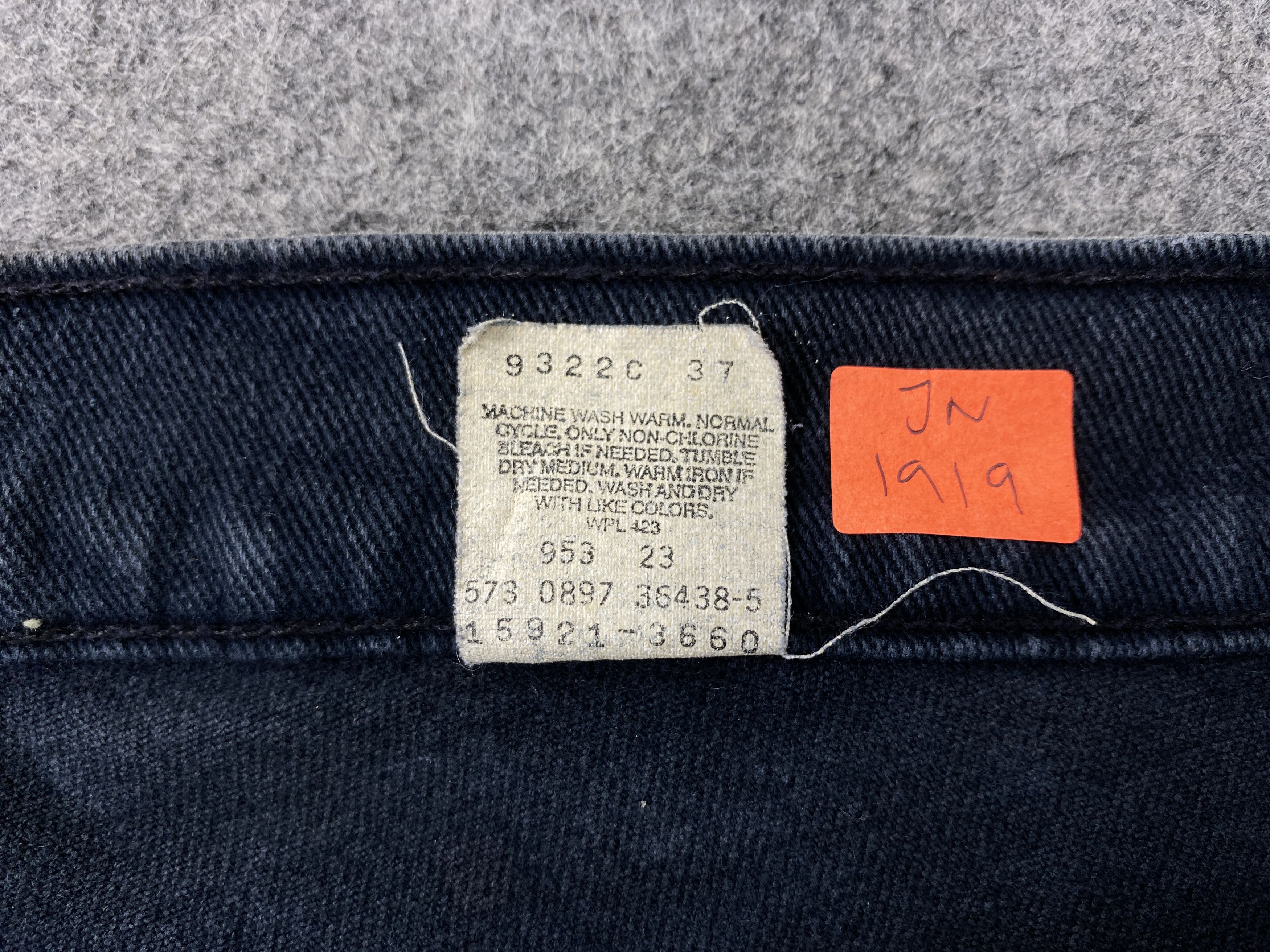 Levi's 90's Rare Dark Blue Vintage Levi's 912 USA 33x28 -JN1919 Size US 33 - 9 Thumbnail