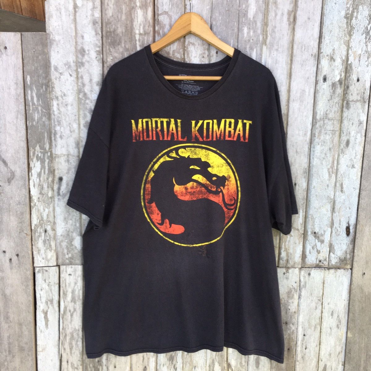 Vintage Thrashed Faded Mortal Kombat Warner ERD GRUNGE VINTAGE TEE Size US XXL / EU 58 / 5 - 1 Thumbnail