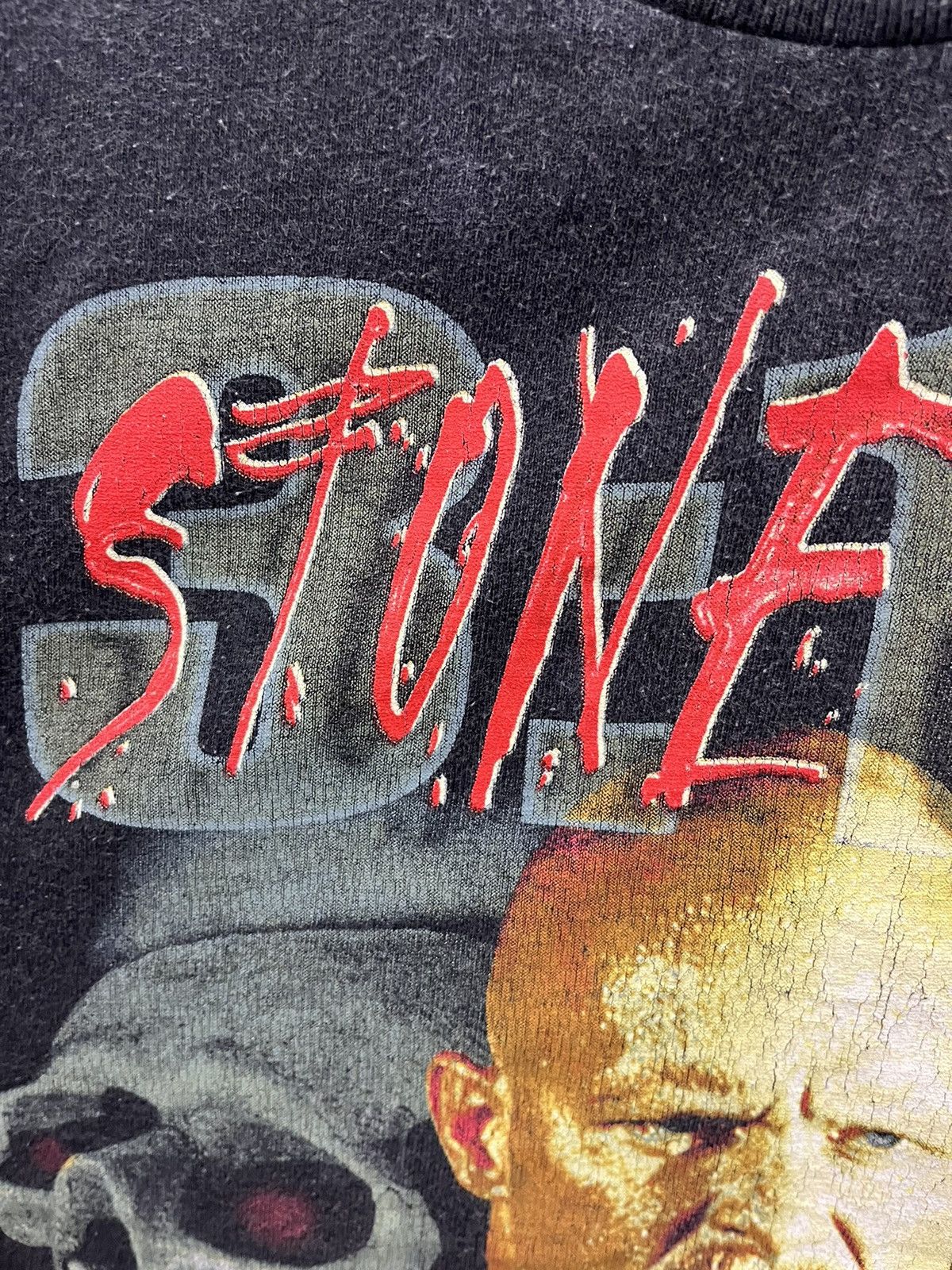 WWE RARE VINTAGE STONE COLD WWE WWF DONT TRUST ANYBODY TEE Size US S / EU 44-46 / 1 - 8 Thumbnail