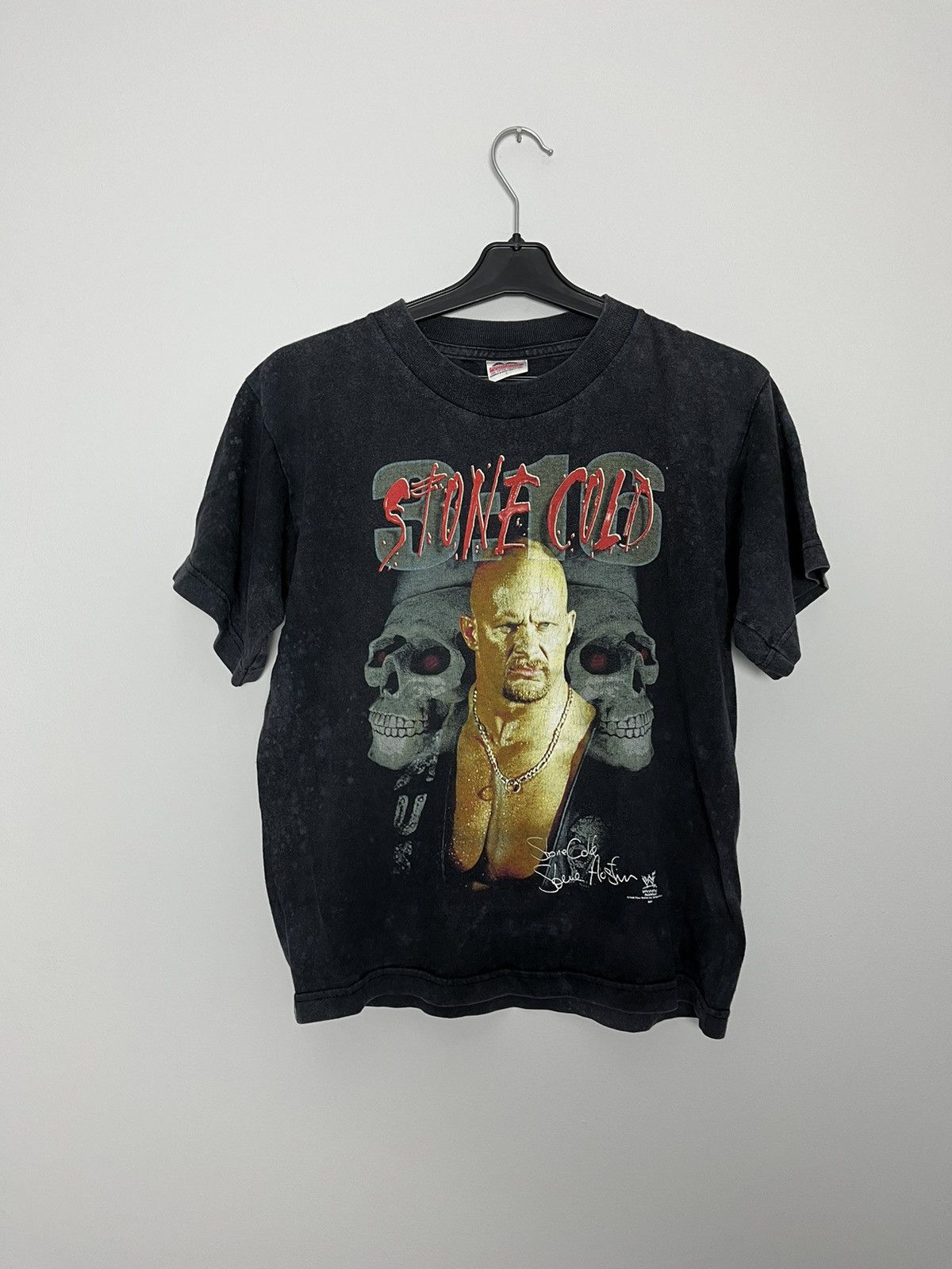 WWE RARE VINTAGE STONE COLD WWE WWF DONT TRUST ANYBODY TEE Size US S / EU 44-46 / 1 - 1 Thumbnail