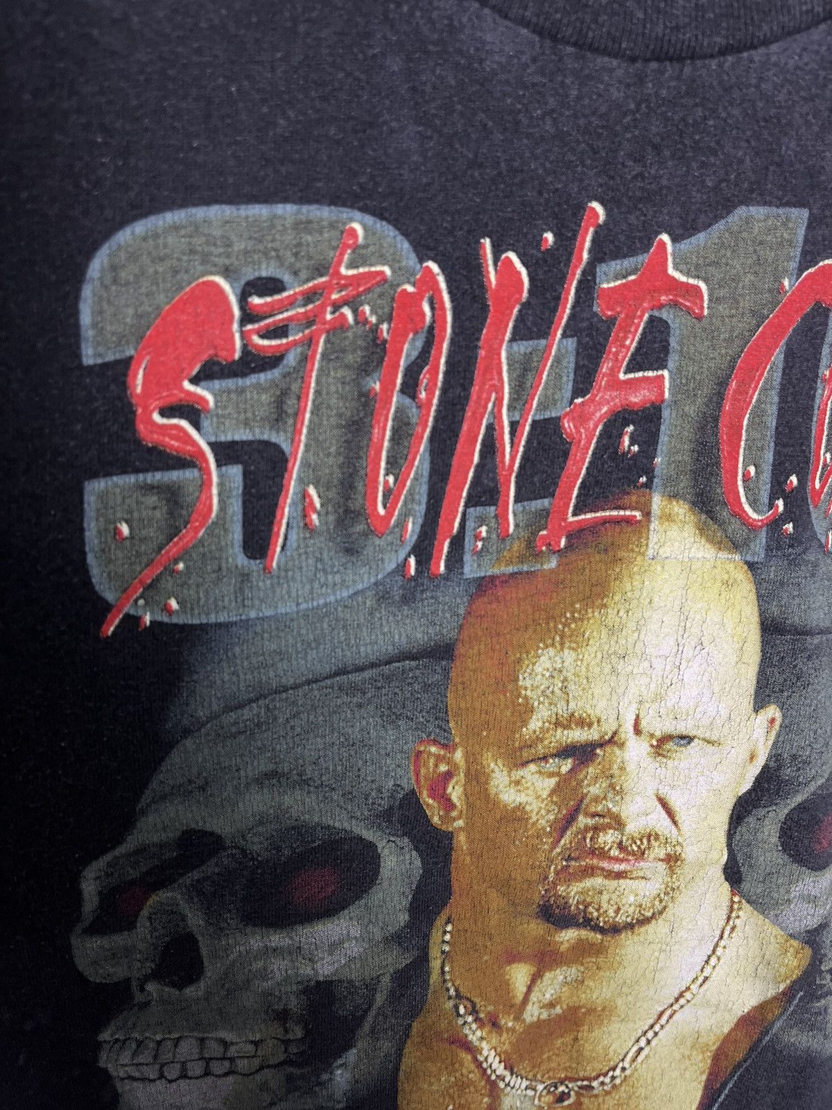 WWE RARE VINTAGE STONE COLD WWE WWF DONT TRUST ANYBODY TEE Size US S / EU 44-46 / 1 - 5 Thumbnail