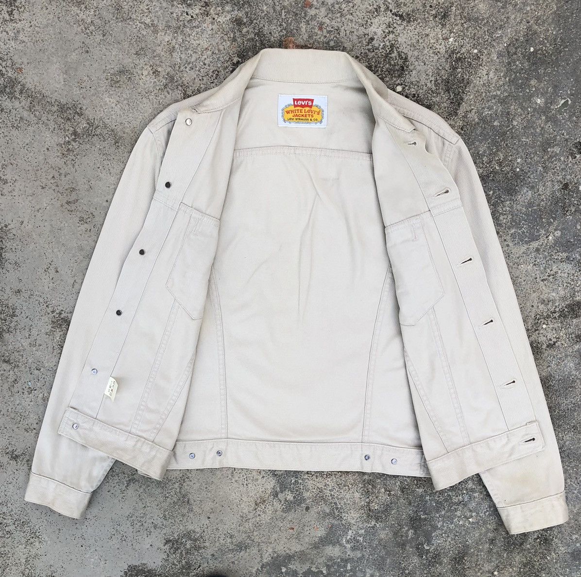 Levi's Vintage Levis White Tab Trucker Jacket Size US M / EU 48-50 / 2 - 3 Thumbnail