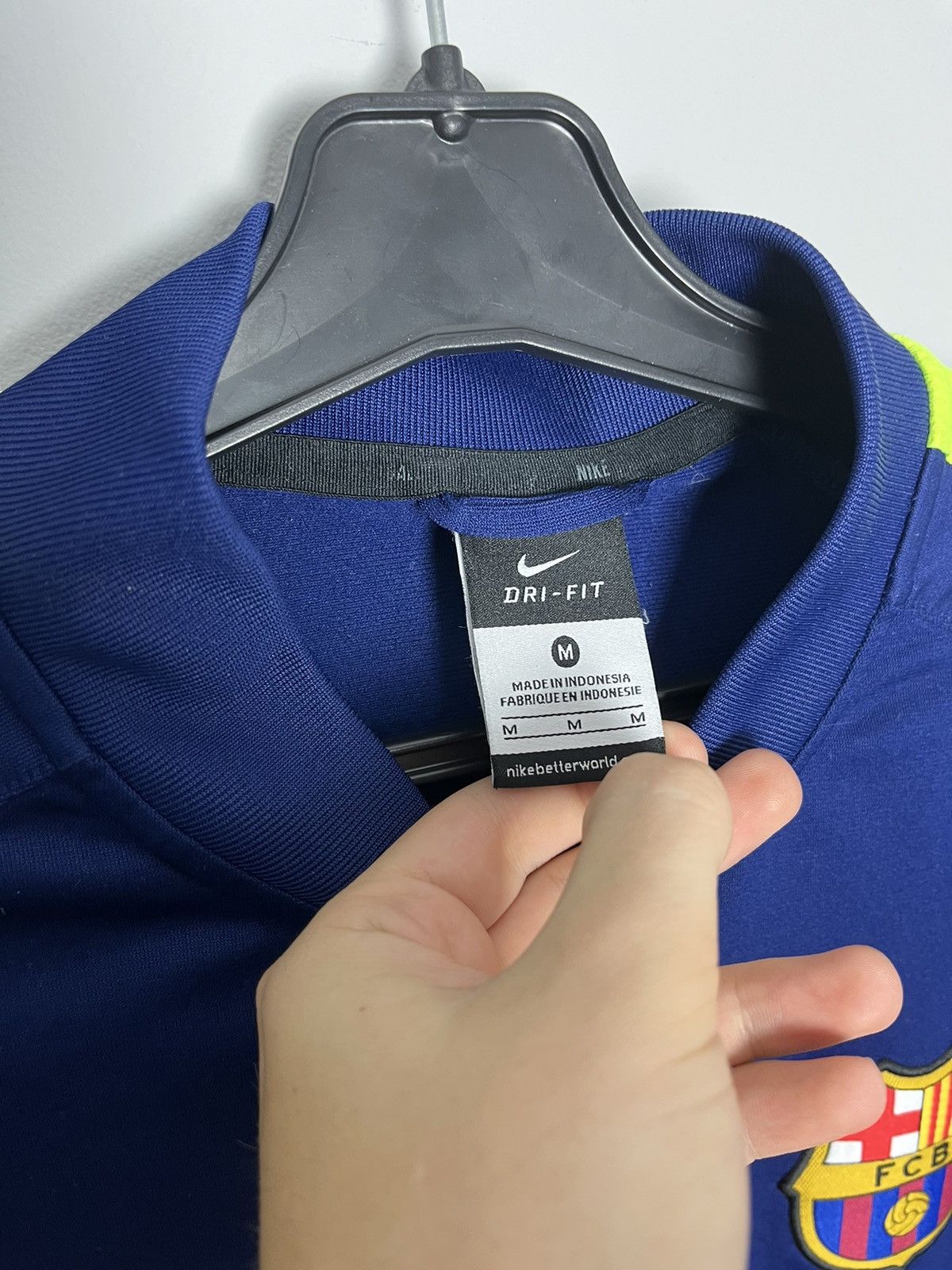 Nike ⚽️ Nike FC Barcelona zip sweatshirt Size US M / EU 48-50 / 2 - 3 Thumbnail