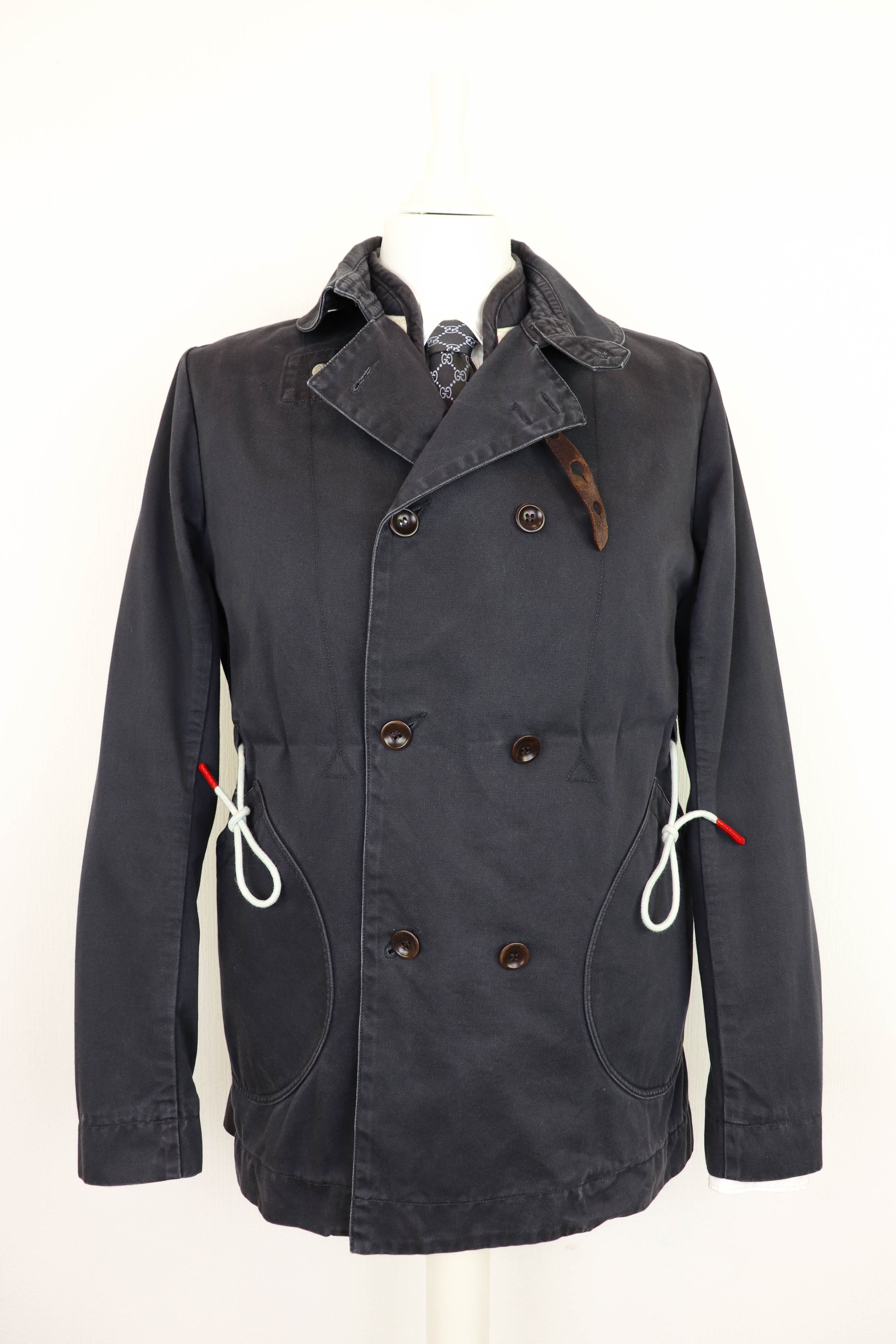 image of Folk 2In1 Quilted Liner Dr. John Watson Cotton Coat Jacket in Dark Gray, Men's (Size Small)