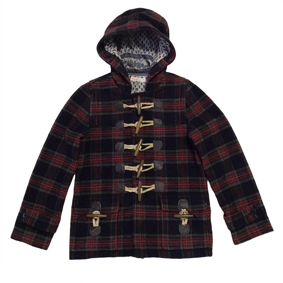 Issey Miyake × Japanese Brand Ne-Net Issey Miyake Blend Wool Checkered Jacket Hooded Size US S / EU 44-46 / 1 - 1 Thumbnail