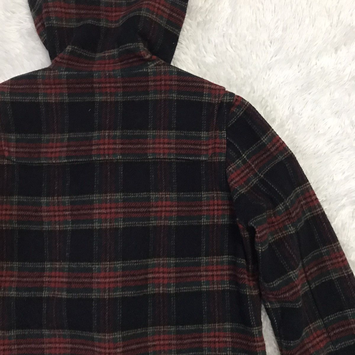 Issey Miyake × Japanese Brand Ne-Net Issey Miyake Blend Wool Checkered Jacket Hooded Size US S / EU 44-46 / 1 - 11 Thumbnail