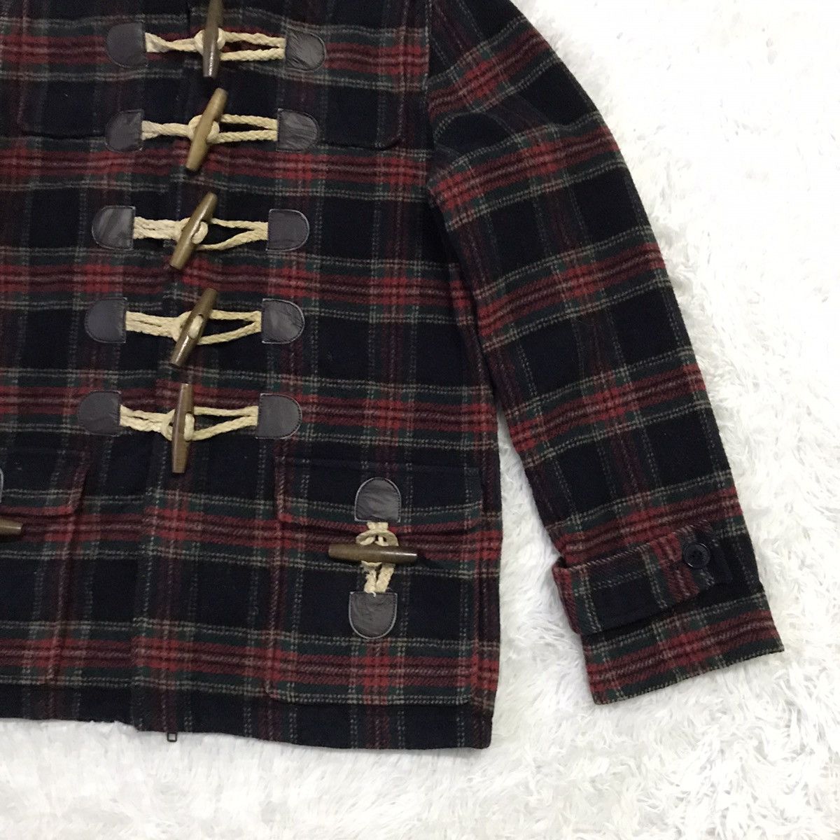 Issey Miyake × Japanese Brand Ne-Net Issey Miyake Blend Wool Checkered Jacket Hooded Size US S / EU 44-46 / 1 - 4 Thumbnail