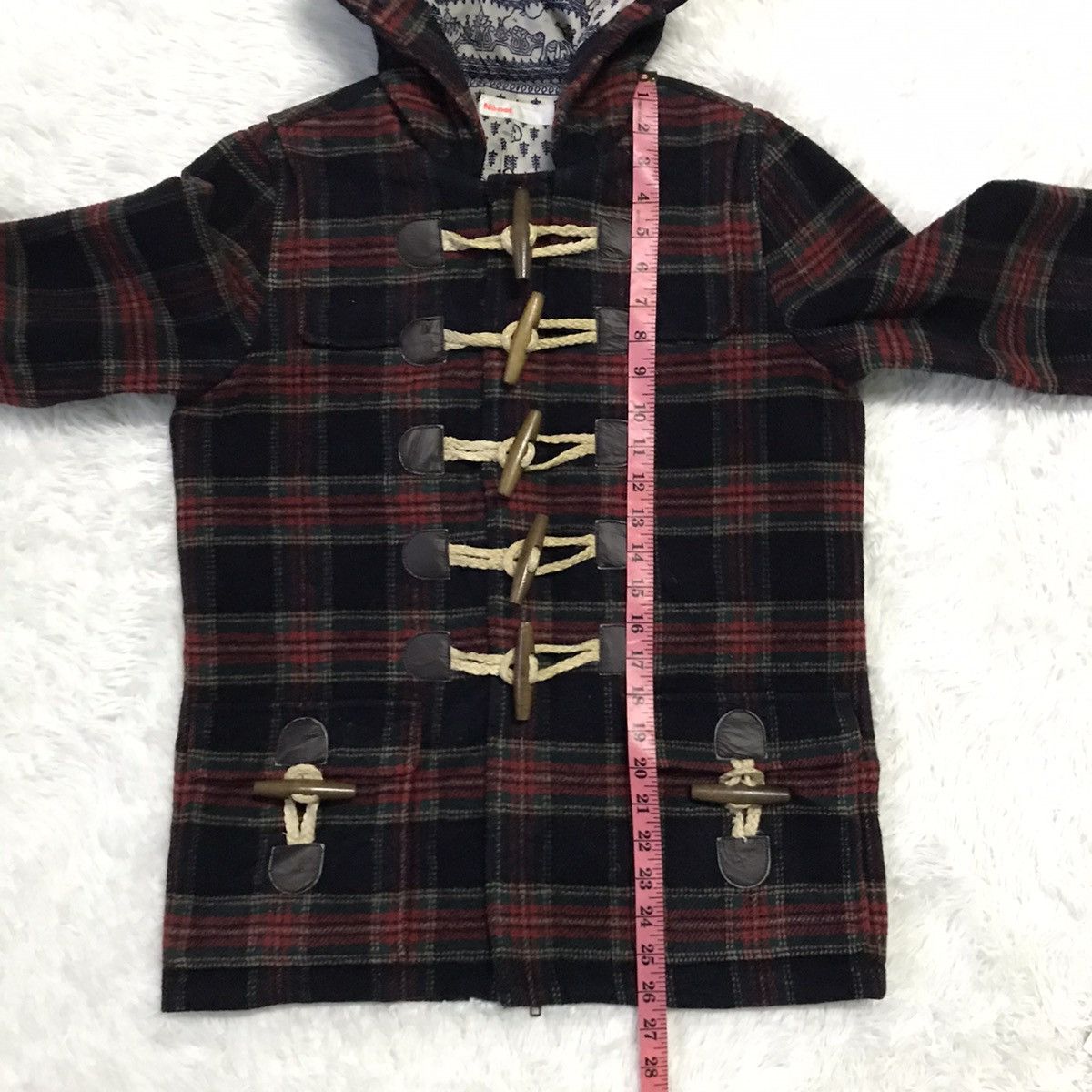 Issey Miyake × Japanese Brand Ne-Net Issey Miyake Blend Wool Checkered Jacket Hooded Size US S / EU 44-46 / 1 - 23 Thumbnail