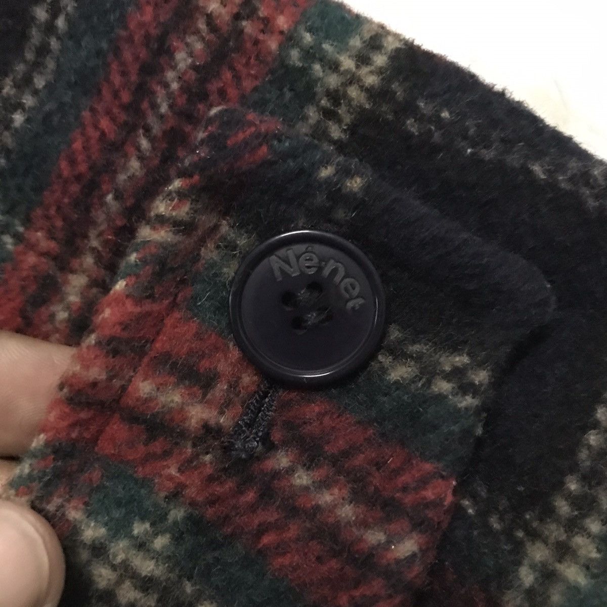 Issey Miyake × Japanese Brand Ne-Net Issey Miyake Blend Wool Checkered Jacket Hooded Size US S / EU 44-46 / 1 - 8 Thumbnail