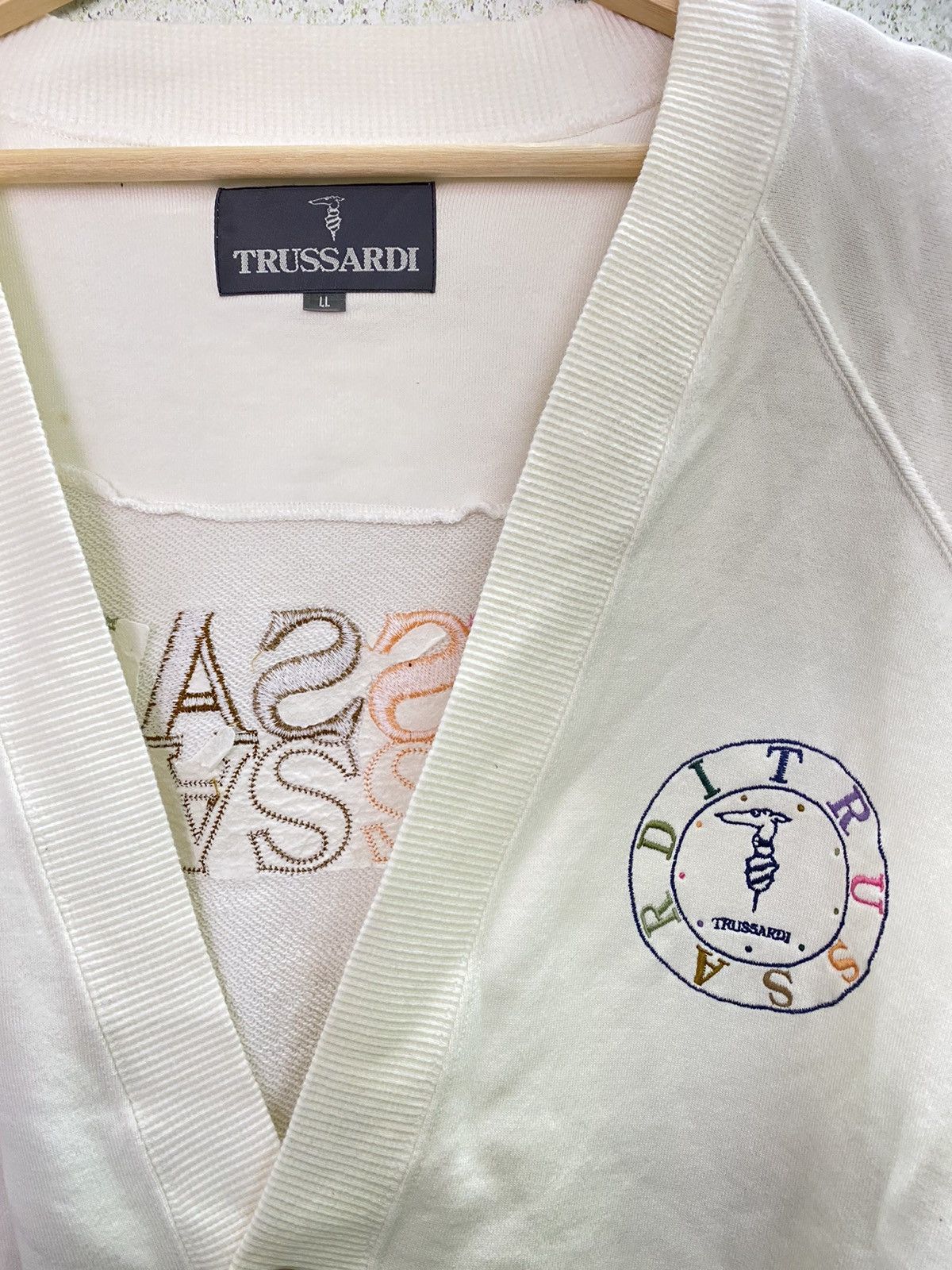 Japanese Brand Trussardi Cardigan Size US XXL / EU 58 / 5 - 4 Thumbnail