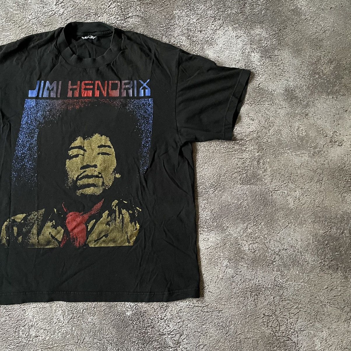 Vintage Vintage 90s Jimi Hendrix Graphic Tee Sun Faded Streetwear L Size US L / EU 52-54 / 3 - 2 Thumbnail