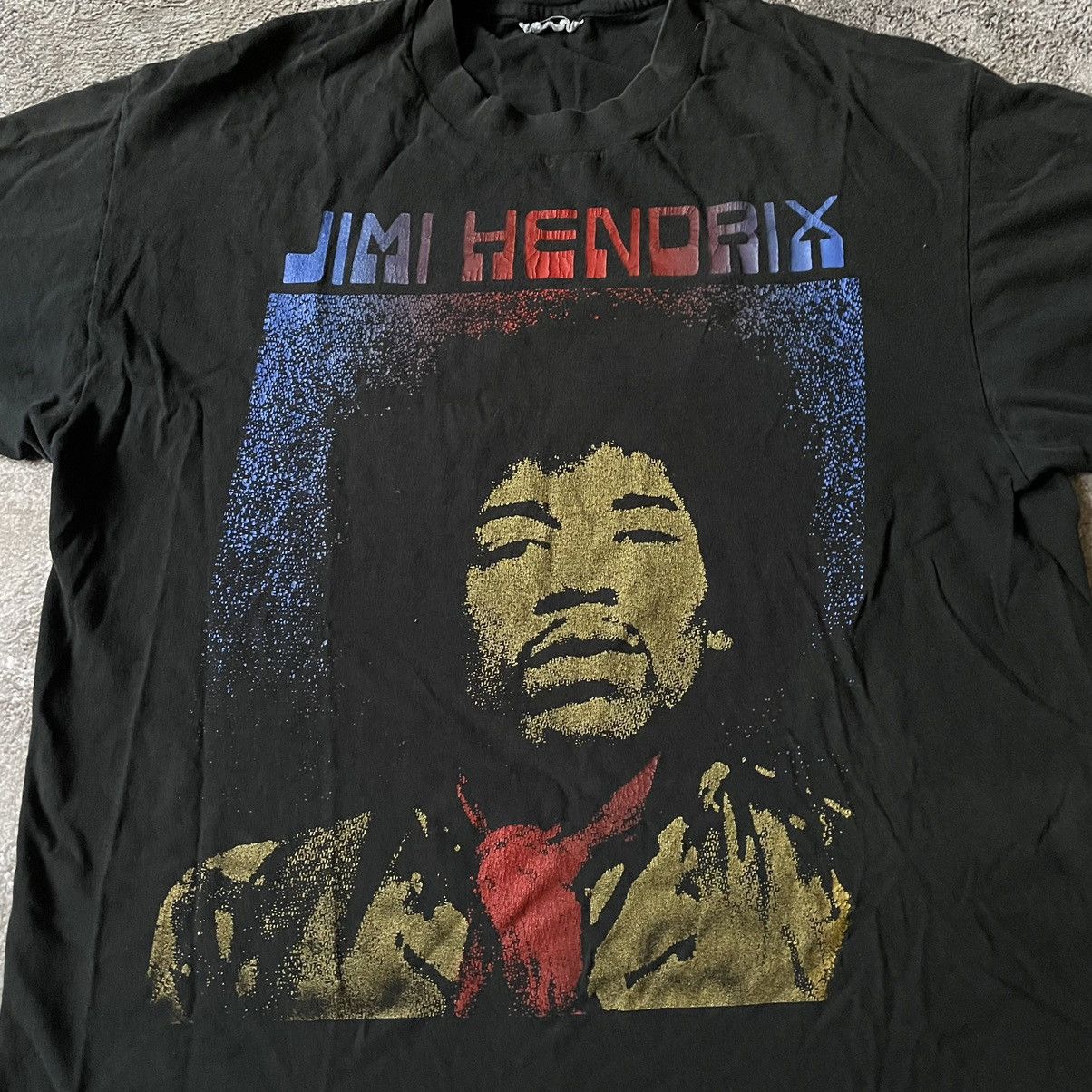 Vintage Vintage 90s Jimi Hendrix Graphic Tee Sun Faded Streetwear L Size US L / EU 52-54 / 3 - 5 Thumbnail