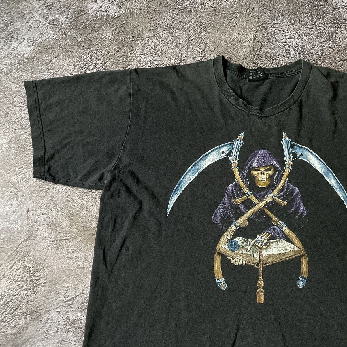 Vintage Vintage Y2K Graphic Tee Sun Faded Devil Occult Grunge Boxy L Size US L / EU 52-54 / 3 - 4 Thumbnail