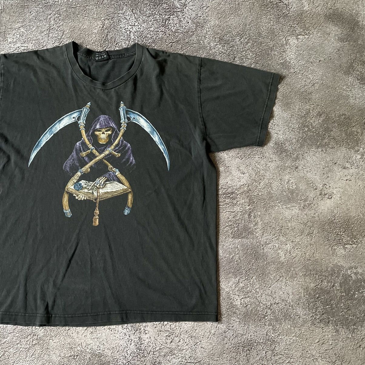 Vintage Vintage Y2K Graphic Tee Sun Faded Devil Occult Grunge Boxy L Size US L / EU 52-54 / 3 - 2 Thumbnail