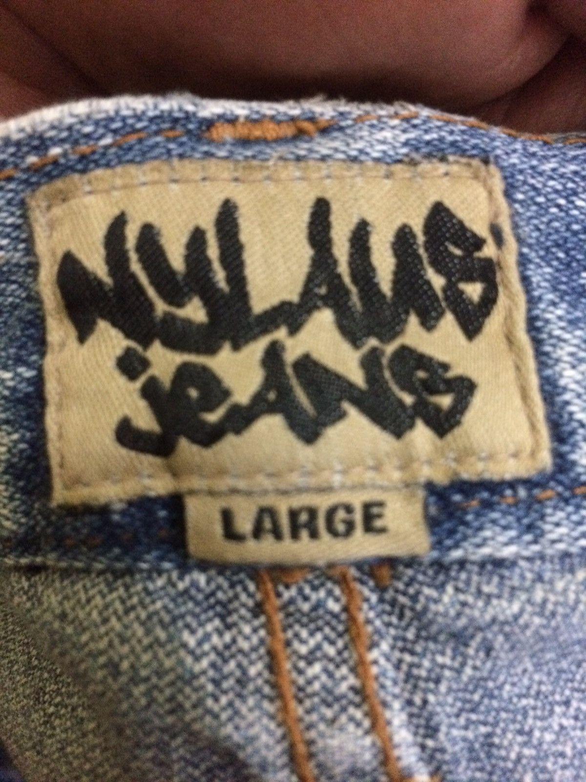 14th Addiction × If Six Was Nine × Japanese Brand Designer Nylaus Jeans Distressed Patchwork Flare Jeans Size US 32 / EU 48 - 6 Thumbnail