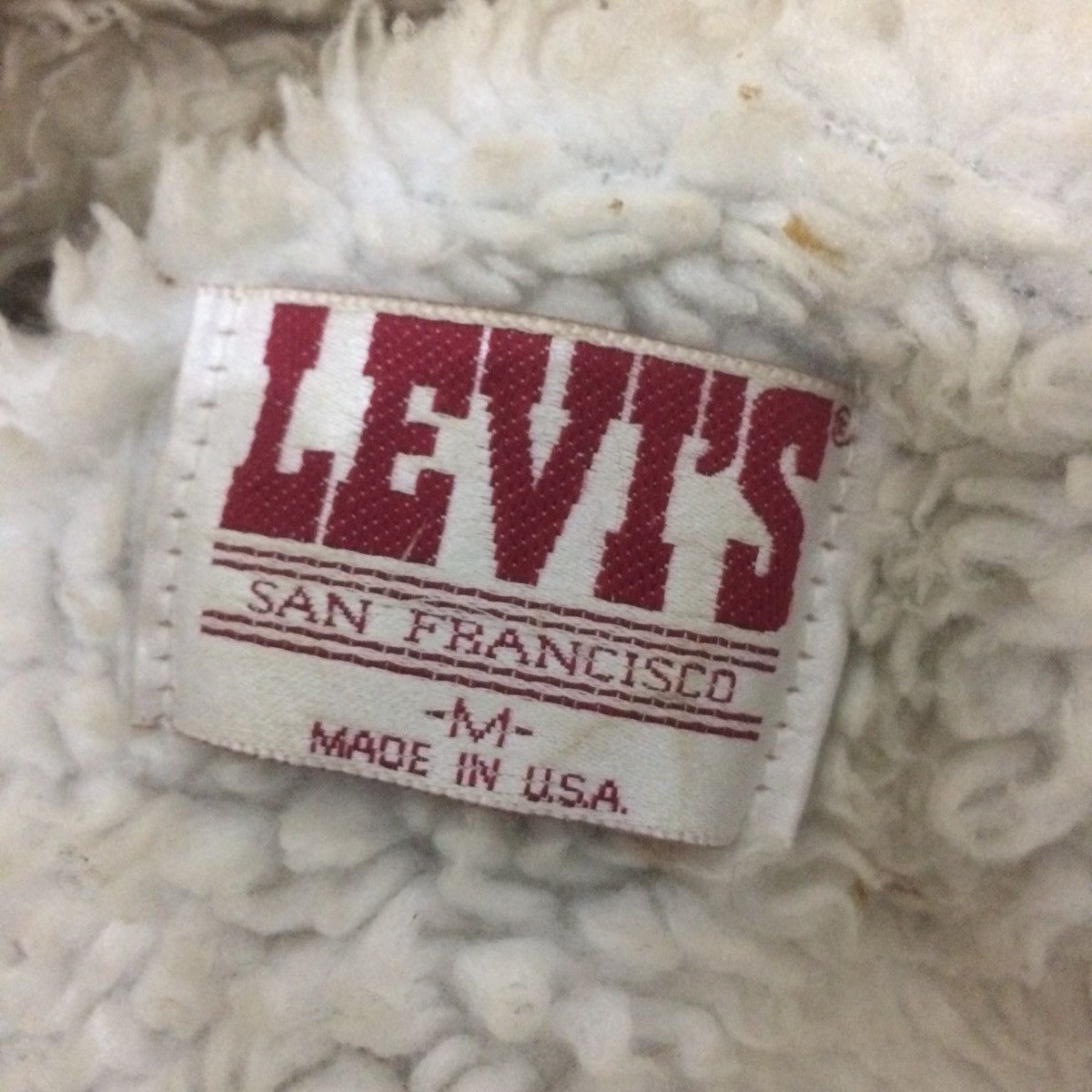 Levi's × Levi's Vintage Clothing × Vintage Vintage Levi’s 80’s Acid Wash Sherpa Jacket Size US M / EU 48-50 / 2 - 7 Thumbnail