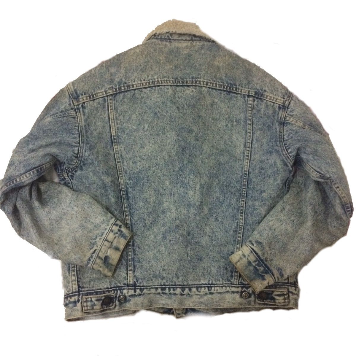 Levi's × Levi's Vintage Clothing × Vintage Vintage Levi’s 80’s Acid Wash Sherpa Jacket Size US M / EU 48-50 / 2 - 2 Thumbnail