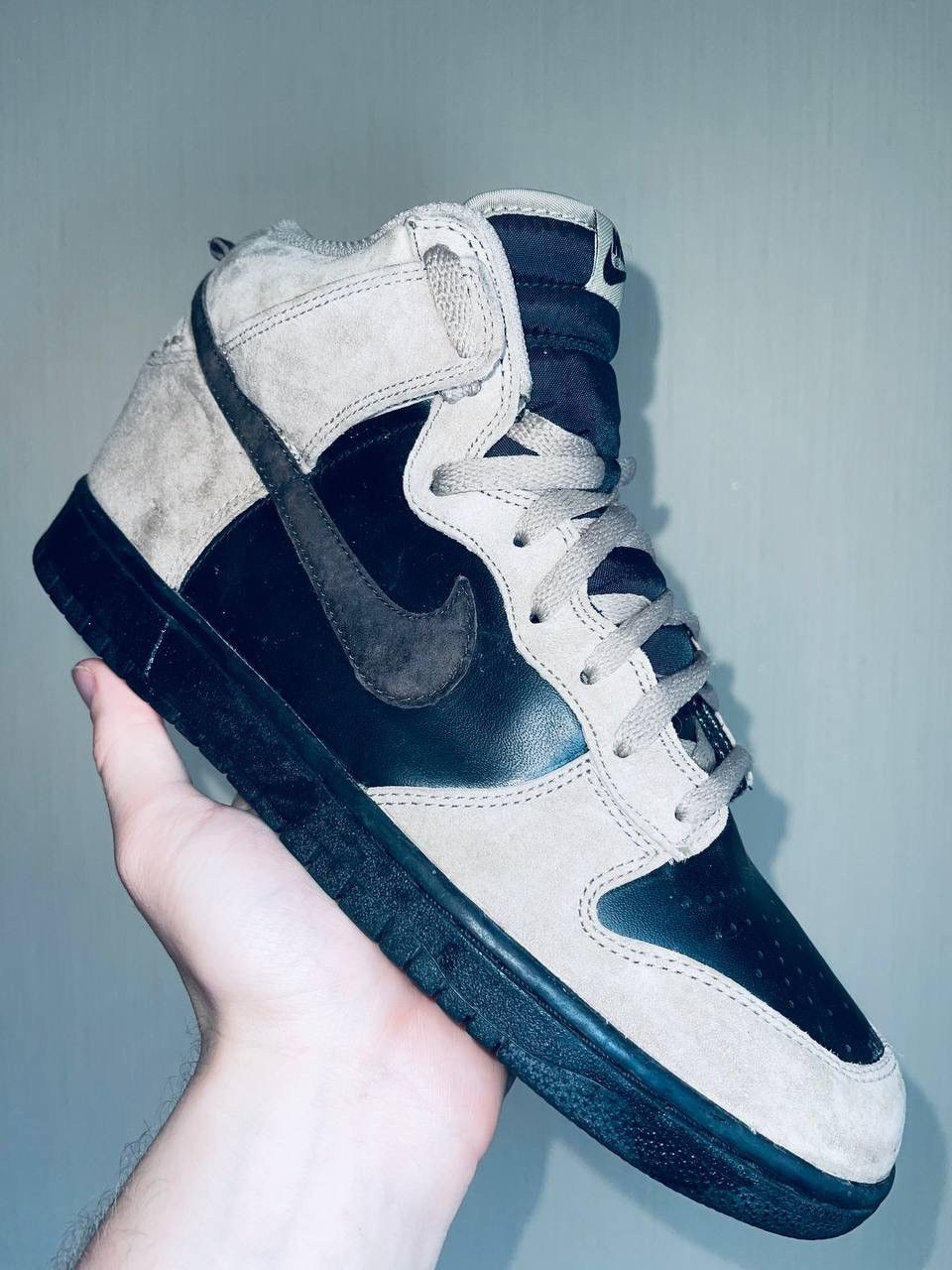 image of Jordan Nikelab Dunk High 2011 Supreme Cdg Stussy Acg Fragment Shoes in Grey, Men's (Size 10)