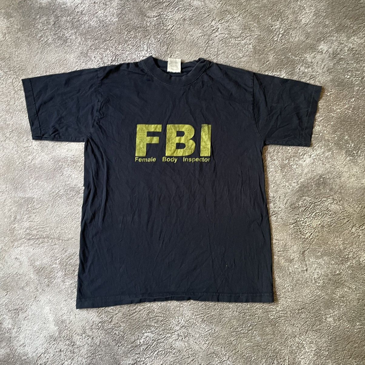 Vintage Vintage Y2K FBI Graphic Tee Sun Faded Streetwear Humor L Size US L / EU 52-54 / 3 - 2 Thumbnail