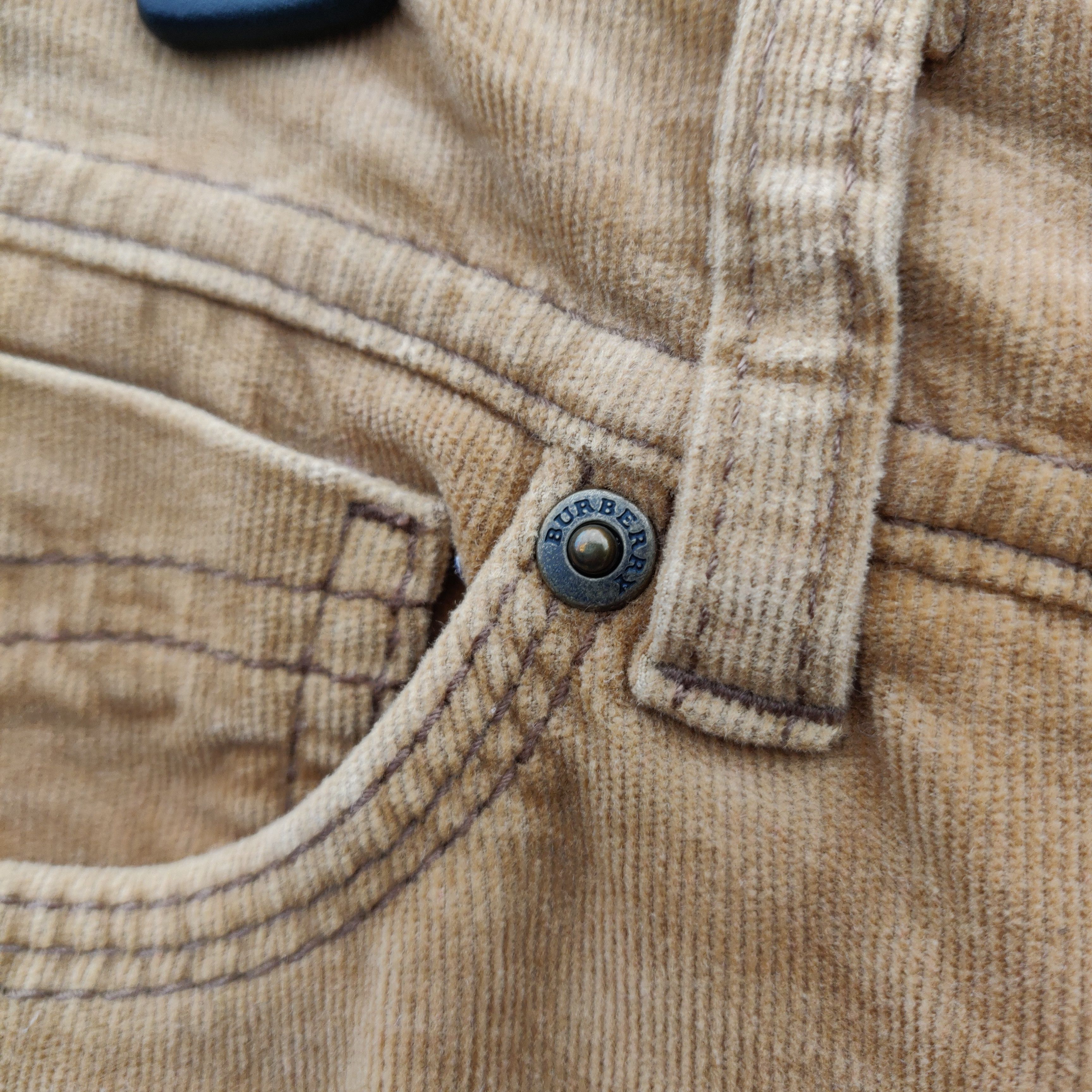 Burberry × Burberry Prorsum × Vintage Vintage Burberry’s Corduroy Pants Nice Fade Brown Size US 36 / EU 52 - 21 Thumbnail