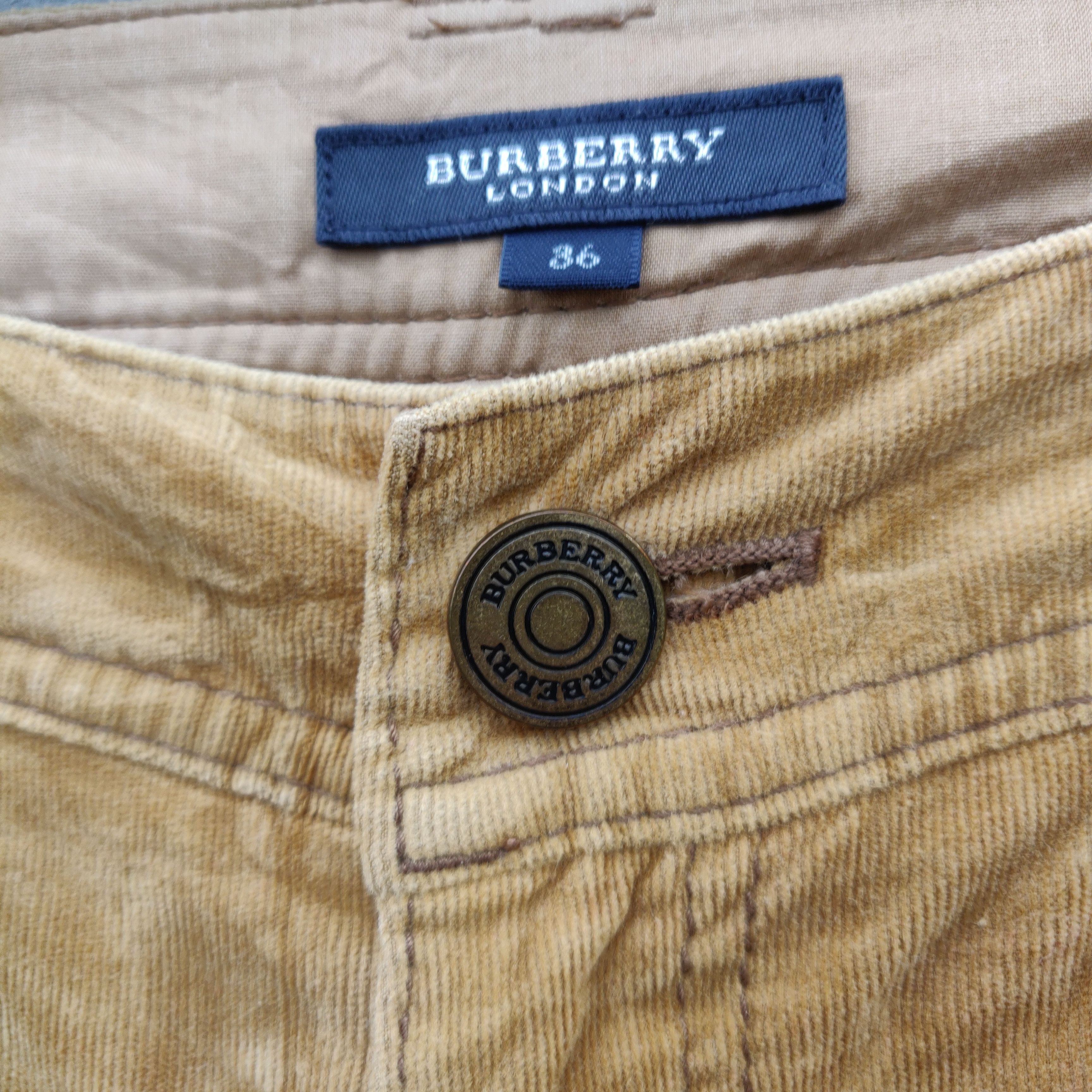 Burberry × Burberry Prorsum × Vintage Vintage Burberry’s Corduroy Pants Nice Fade Brown Size US 36 / EU 52 - 17 Thumbnail