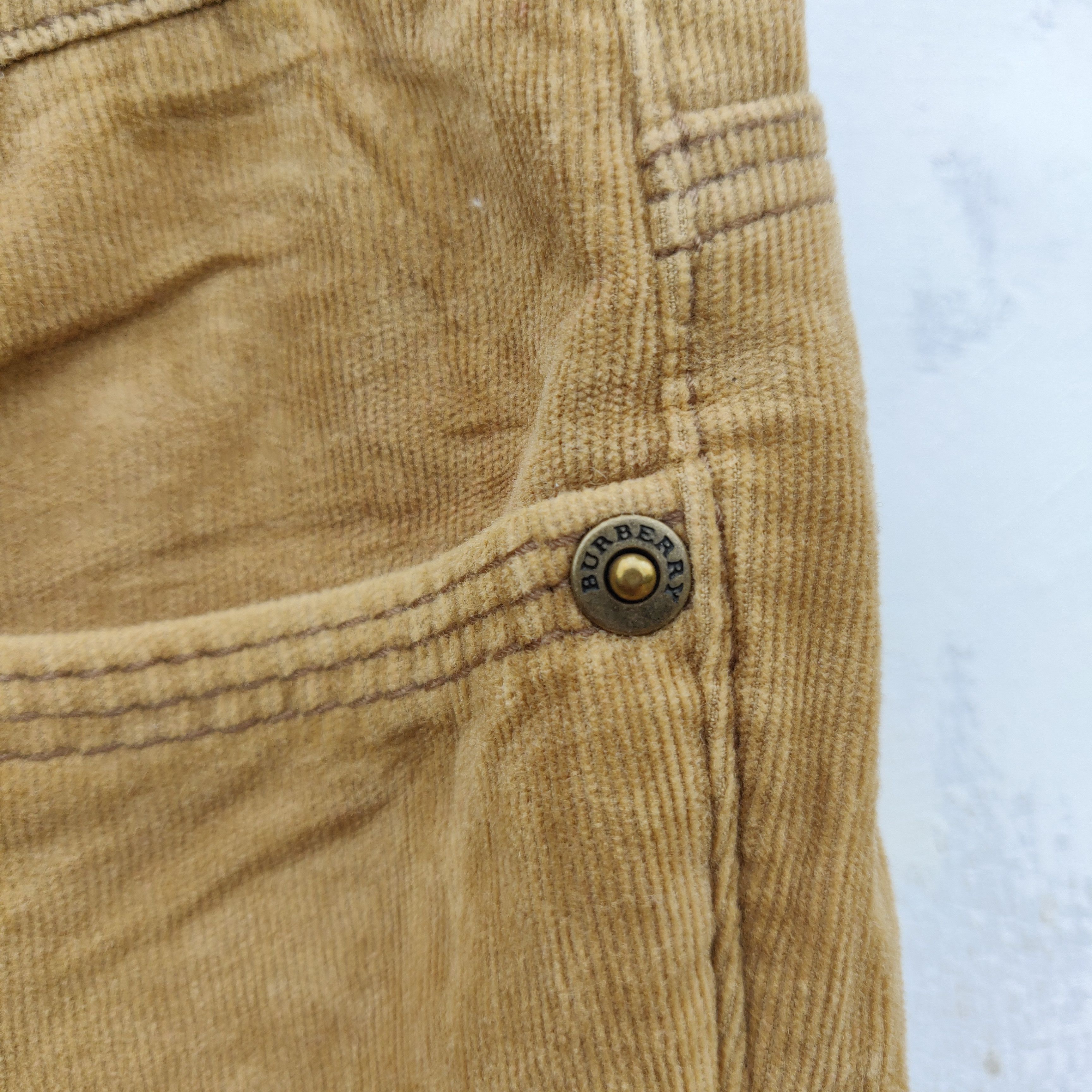 Burberry × Burberry Prorsum × Vintage Vintage Burberry’s Corduroy Pants Nice Fade Brown Size US 36 / EU 52 - 16 Thumbnail