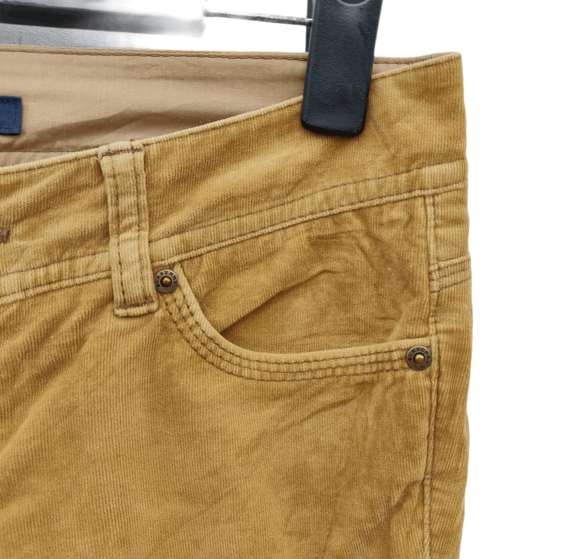 Burberry × Burberry Prorsum × Vintage Vintage Burberry’s Corduroy Pants Nice Fade Brown Size US 36 / EU 52 - 9 Thumbnail