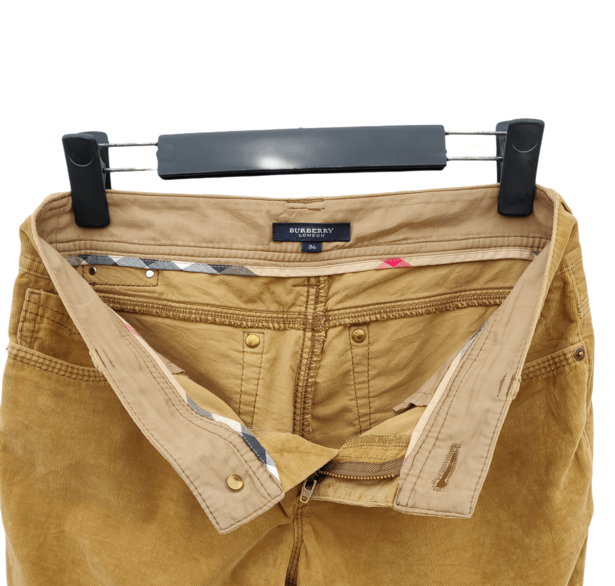 Burberry × Burberry Prorsum × Vintage Vintage Burberry’s Corduroy Pants Nice Fade Brown Size US 36 / EU 52 - 15 Thumbnail
